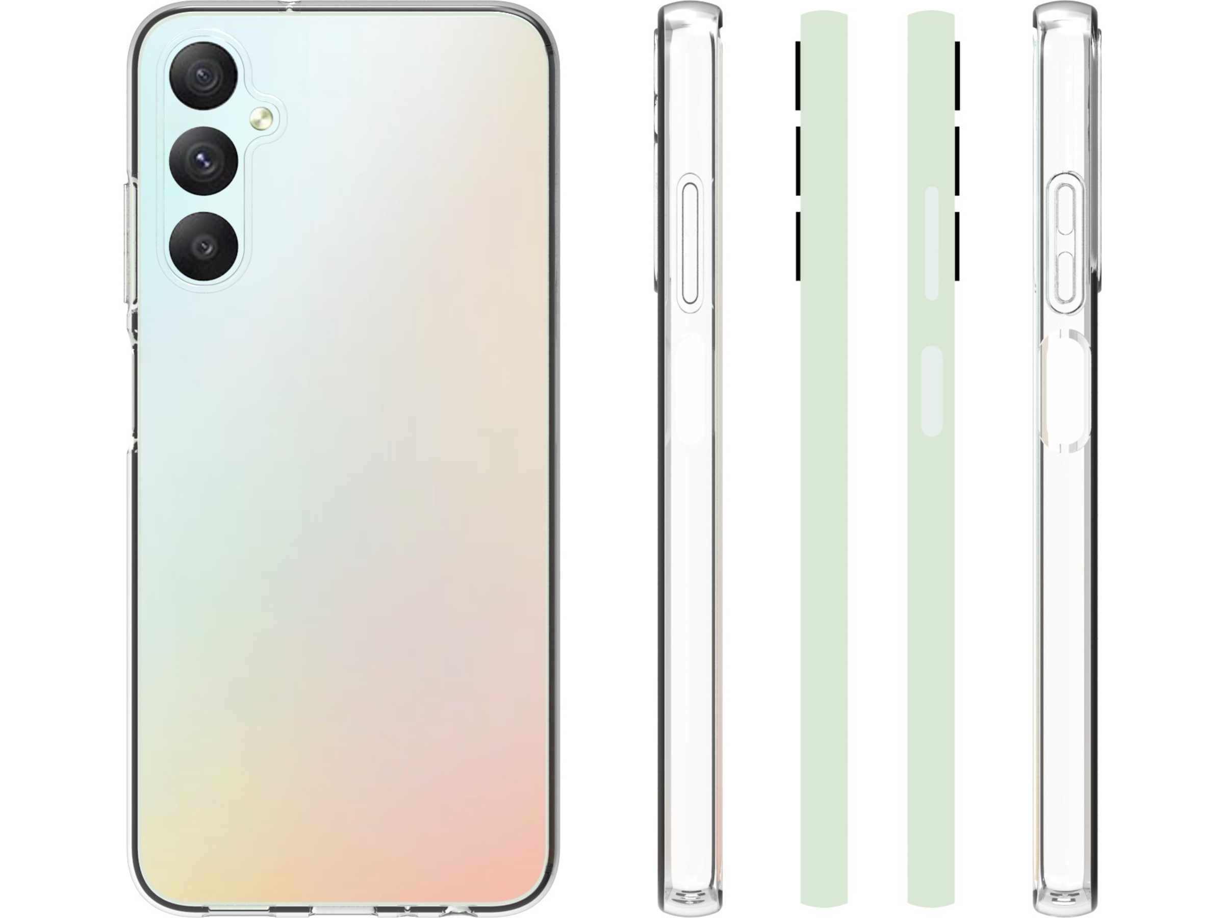 iiglo Galaxy A05S Silikonecover (gennemsigtig) Mobilcover
