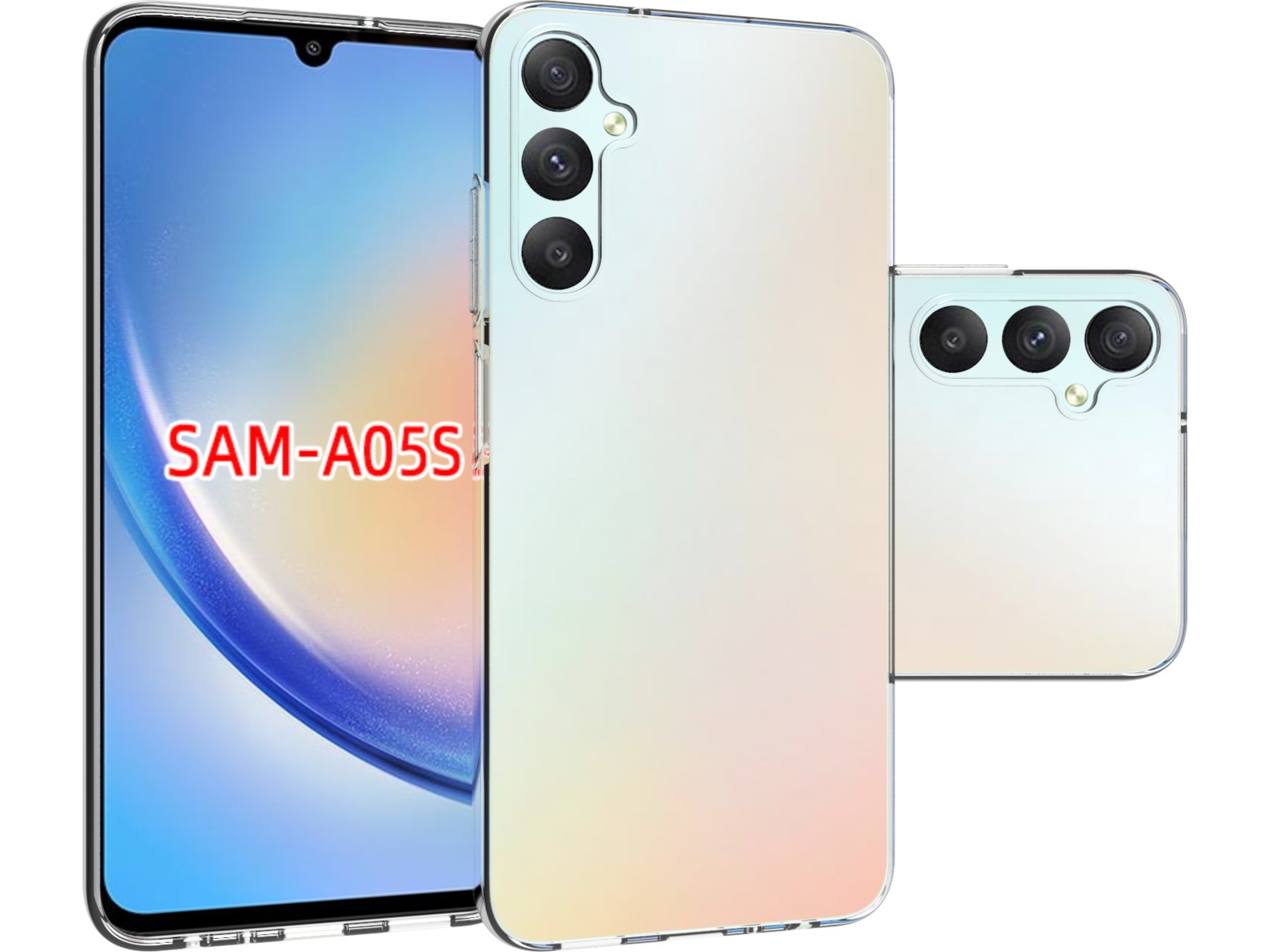 iiglo Galaxy A05S Silikonecover (gennemsigtig) Mobilcover