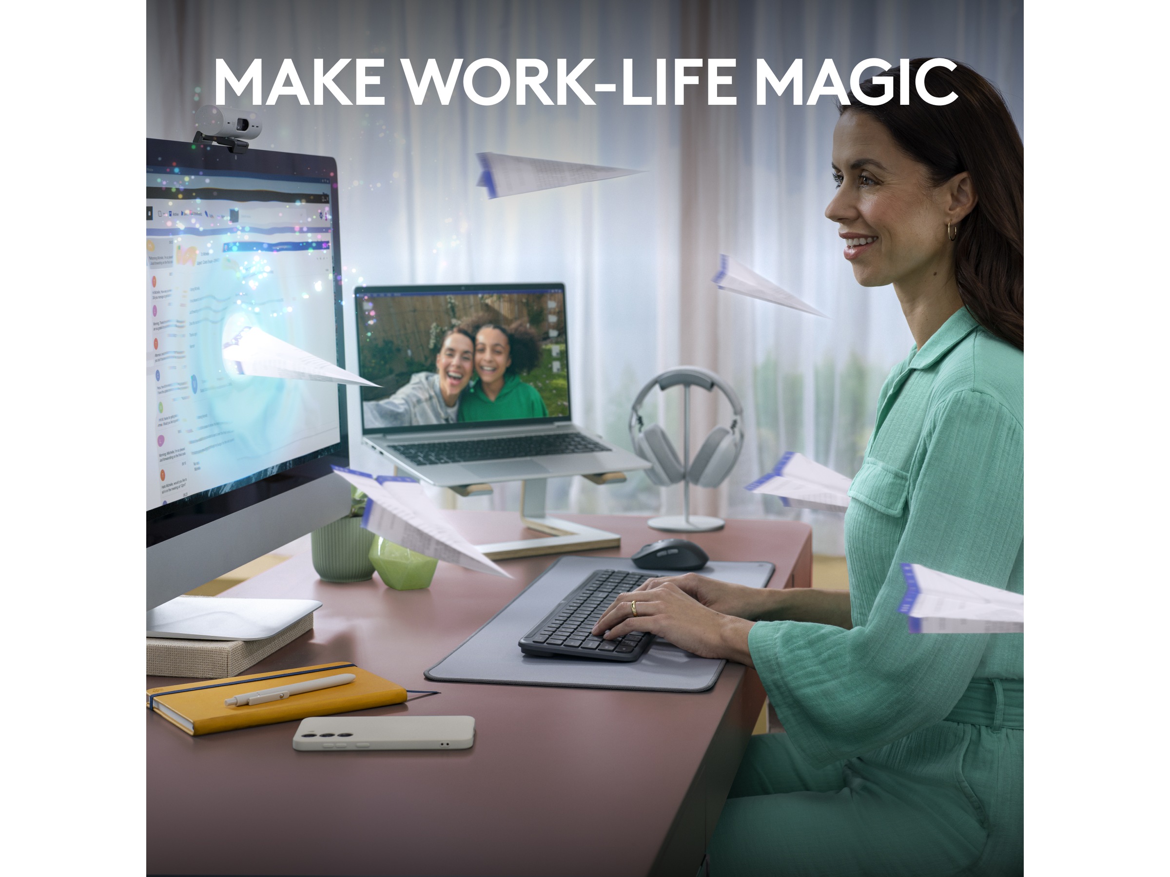 Logitech Signature Slim Combo MK950 (graphite) Mus & keyboards -kombinasjonspakker