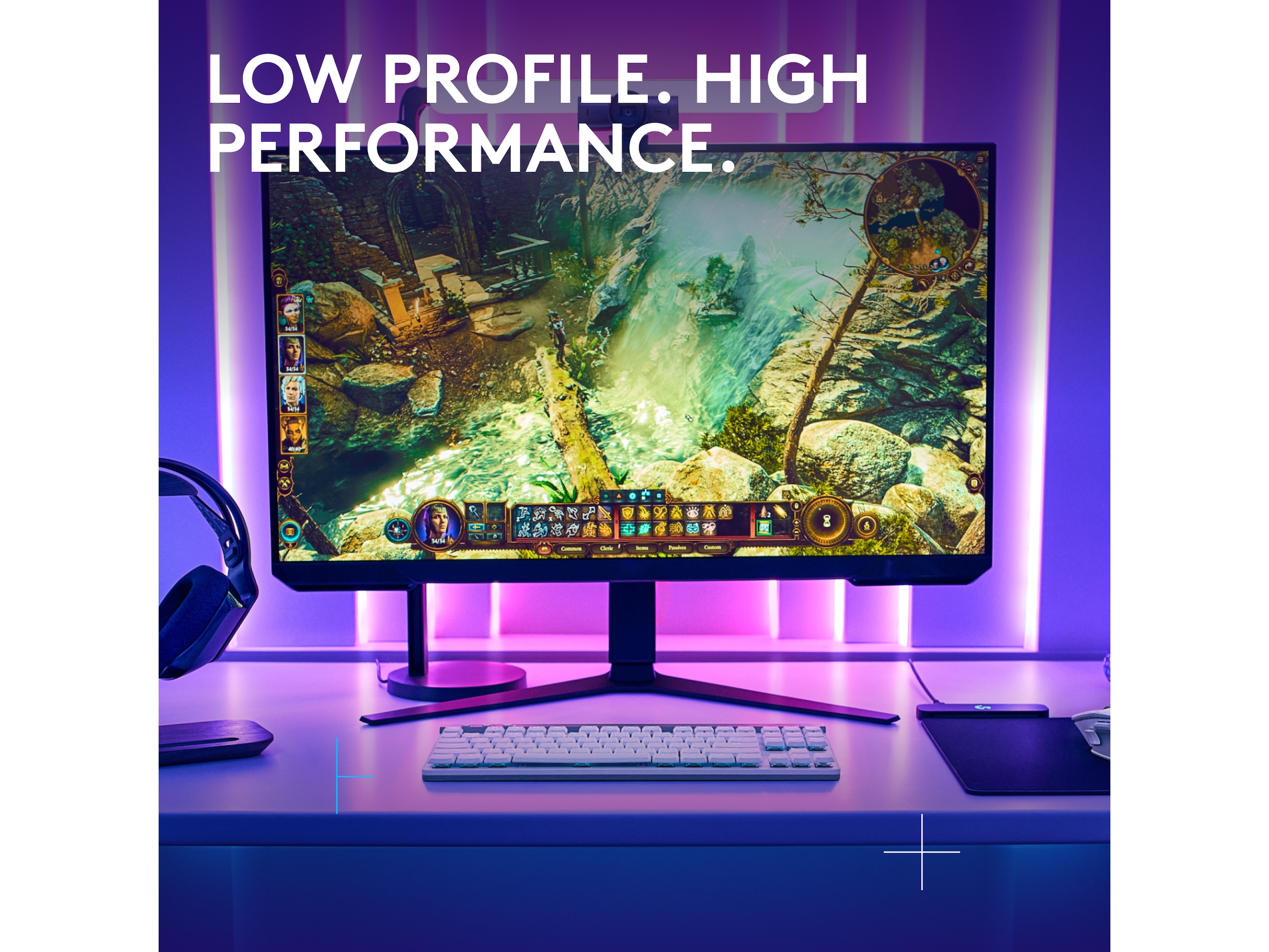 Logitech G G515 Lightspeed Gaming Keyboard (hvidt) Gamingkeyboard