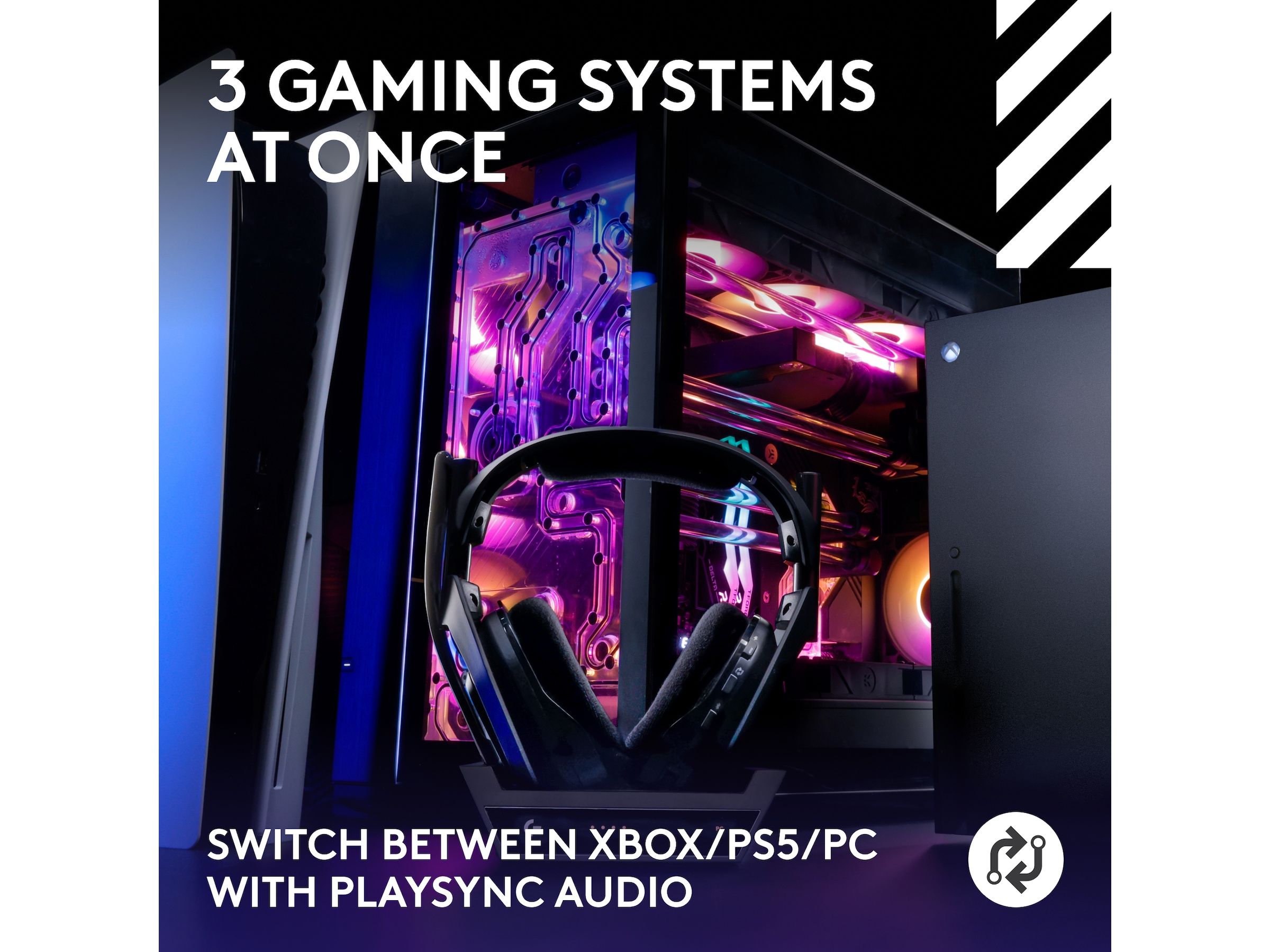 Logitech Astro A50 Lightspeed Trådløst Gamingheadset (sort) Gamingheadset