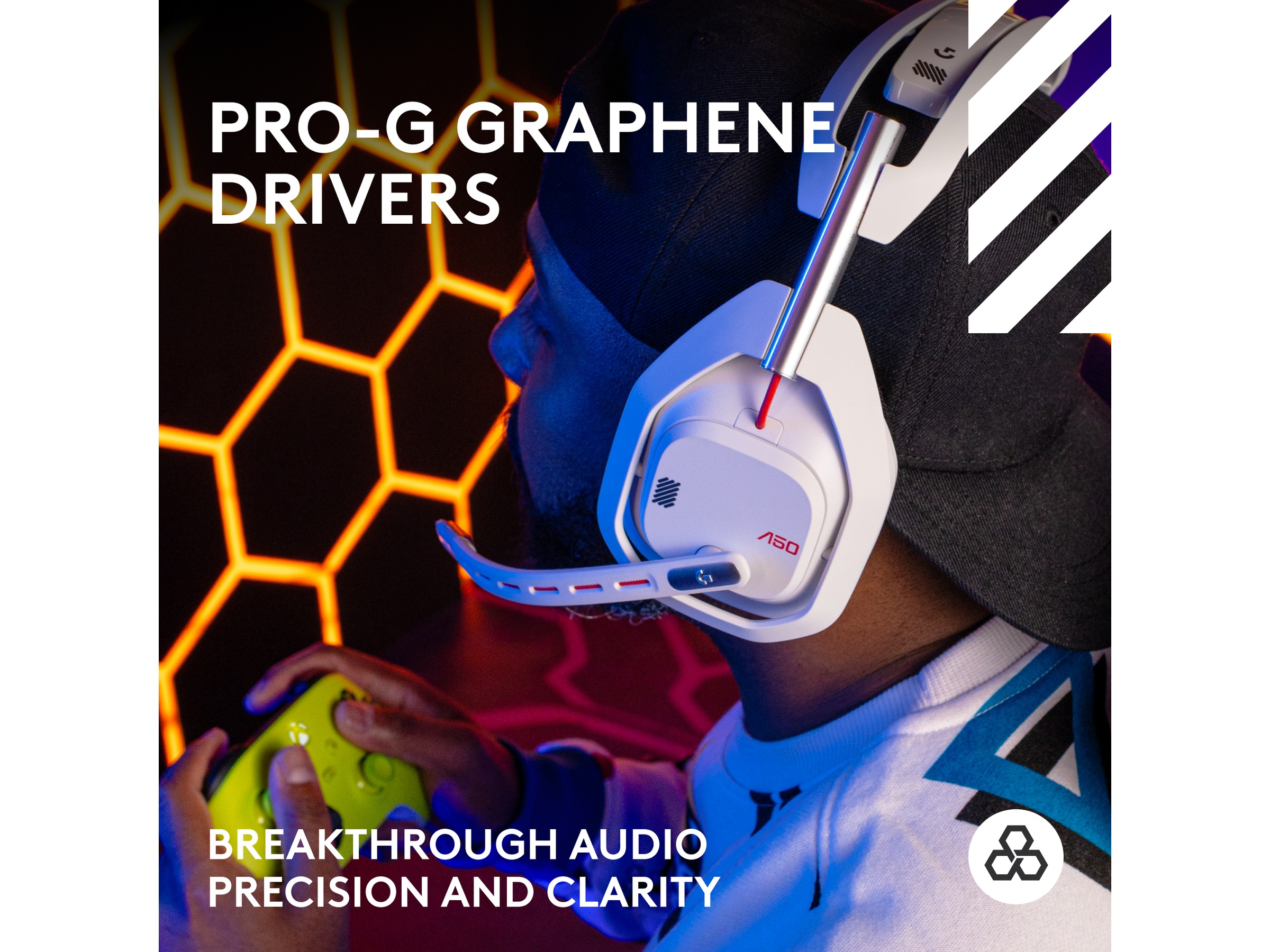 Logitech Astro A50 Lightspeed Trådløst Gamingheadset (hvid) Gamingheadset