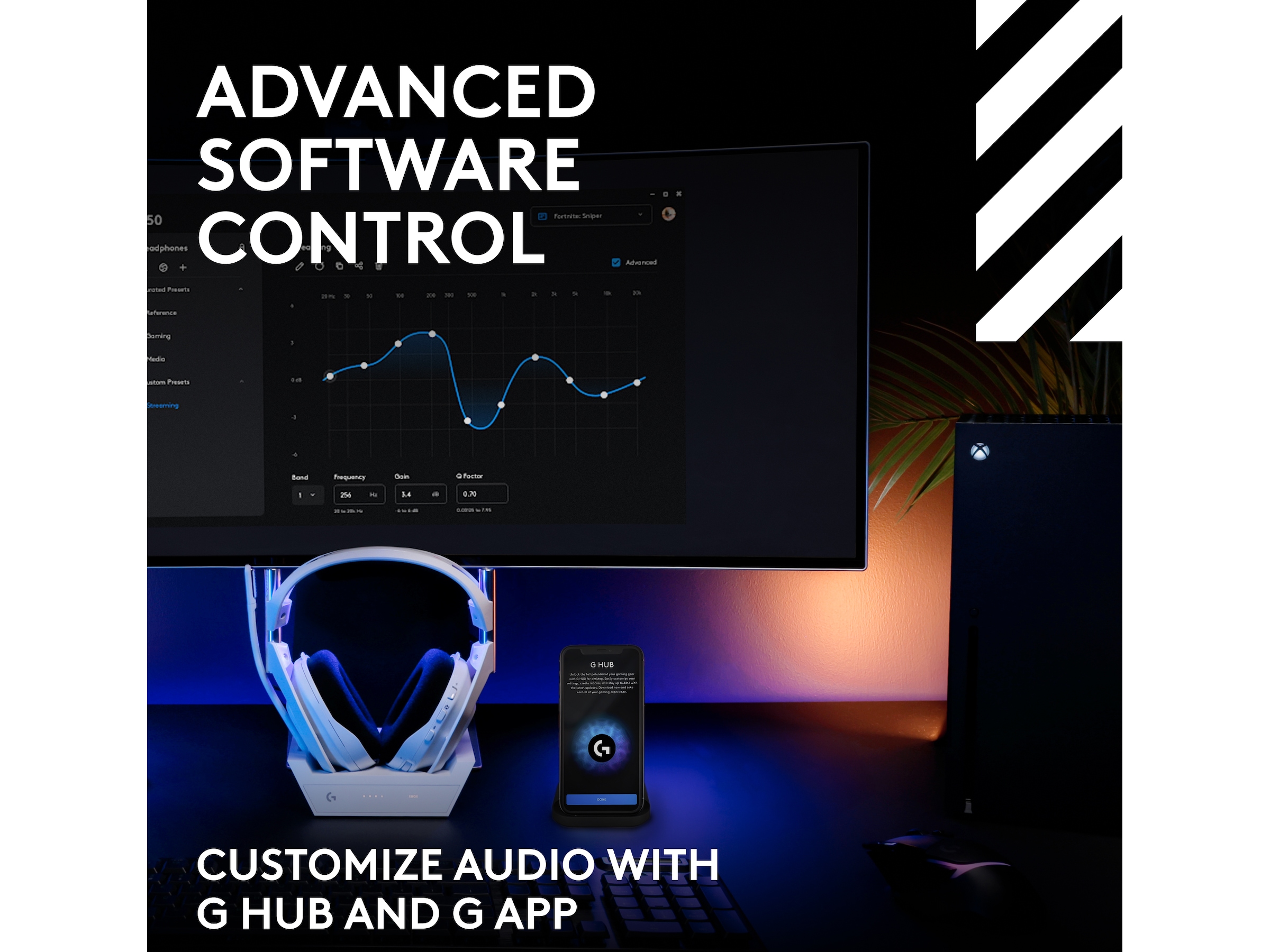 Logitech Astro A50 Lightspeed Trådløst Gamingheadset (hvid) Gamingheadset