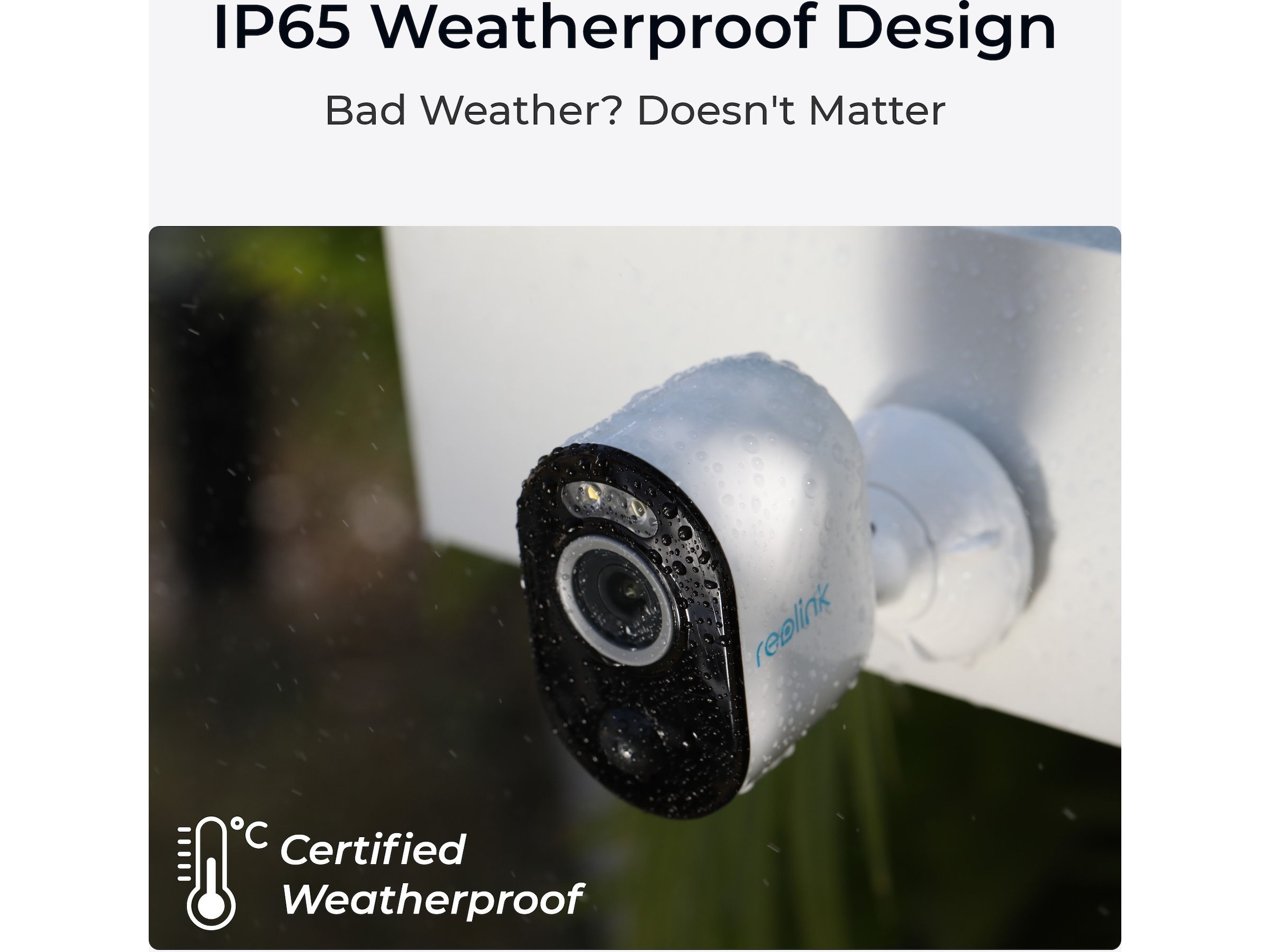 Reolink Argus 3 Pro Smart 2K wireless udendørs overvågningskamera Overvågningskameraer