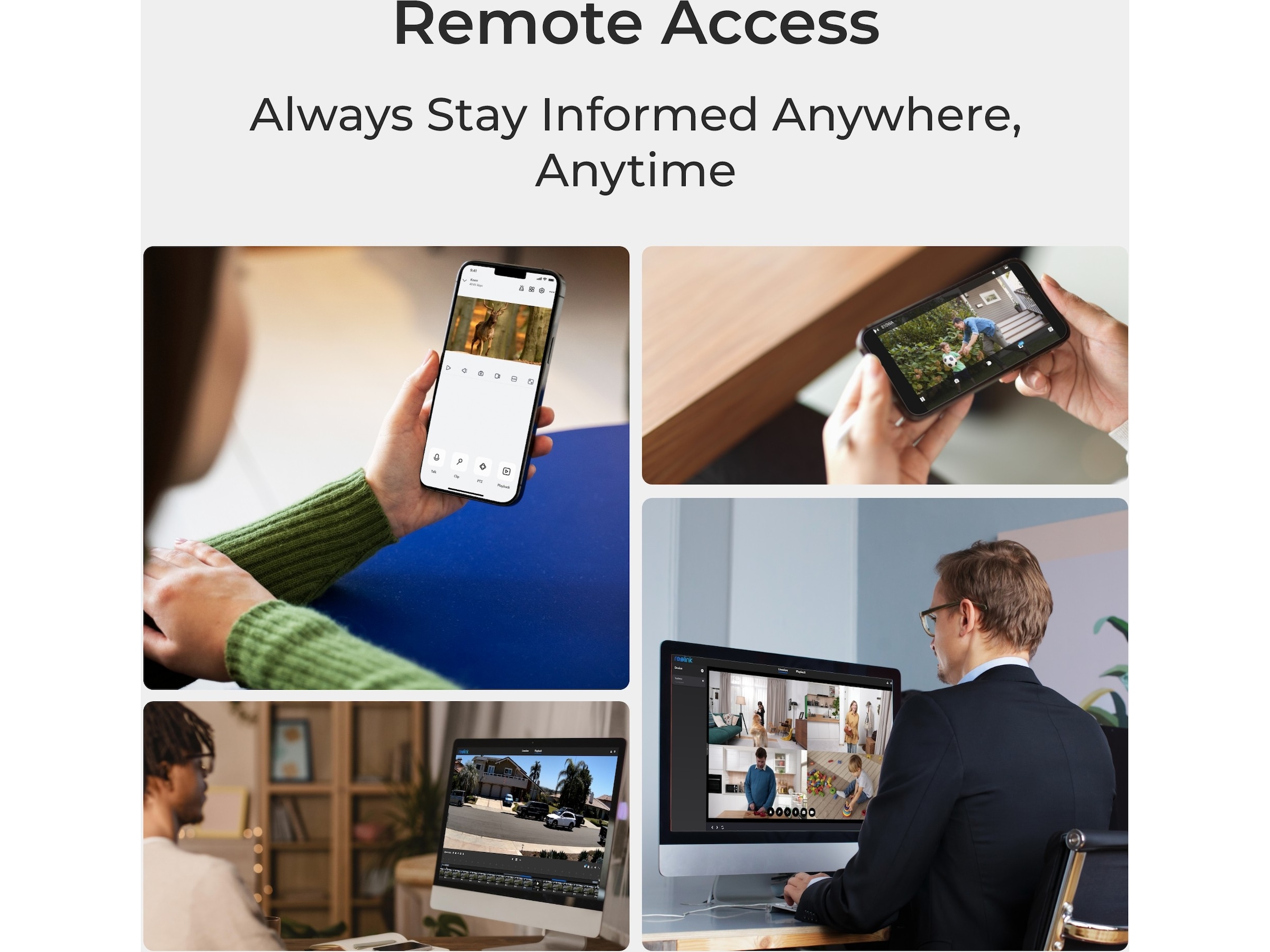 Reolink Argus 3 Pro Smart 2K wireless udendørs overvågningskamera Overvågningskameraer