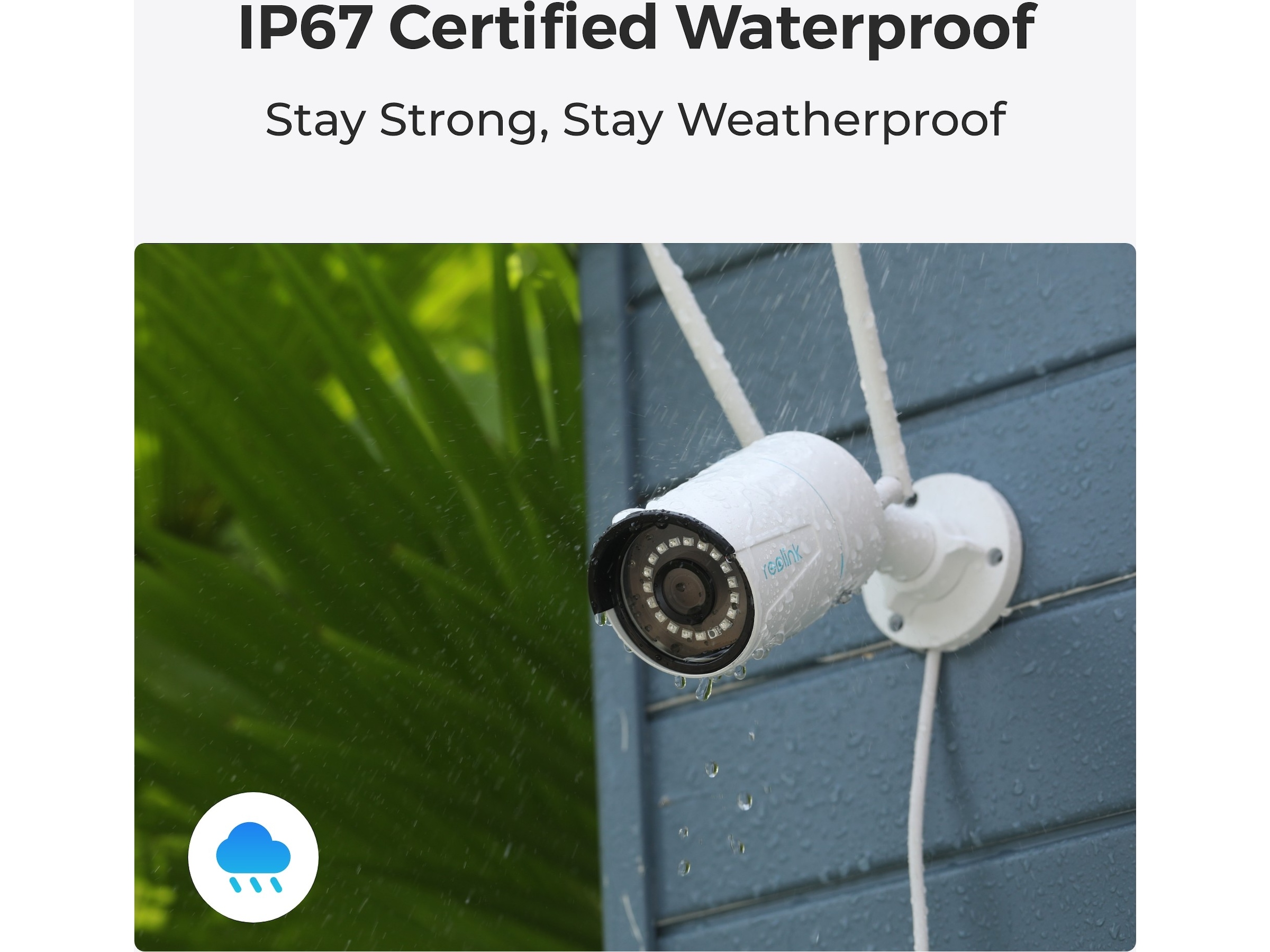 Reolink W320 WiFi udendørs overvågningskamera Overvågningskameraer