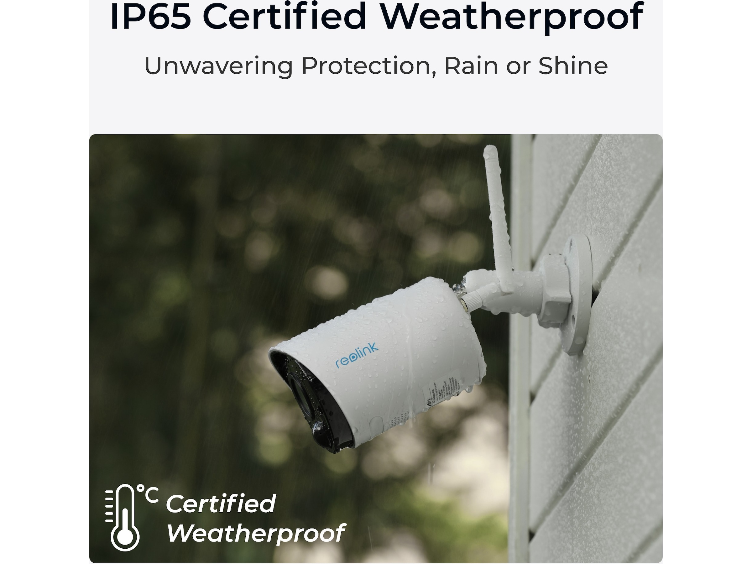 Reolink Argus Eco trådløst udendørs sikkerhedskamera Overvågningskameraer