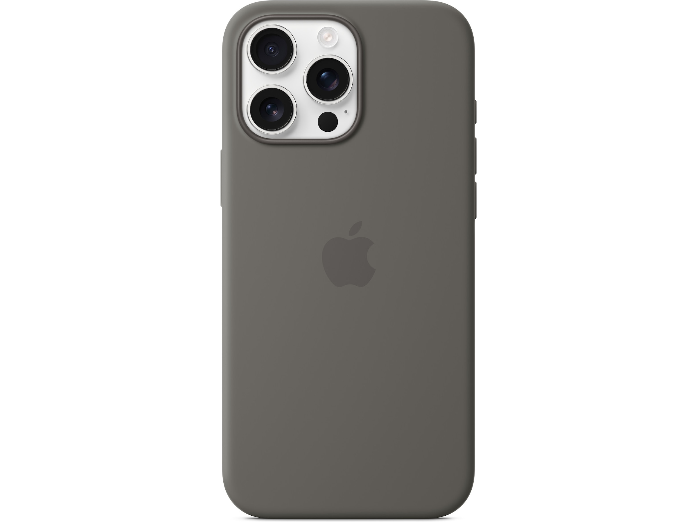 Apple iPhone 16 Pro Max Silikonecover (granitgrå) Mobilcover