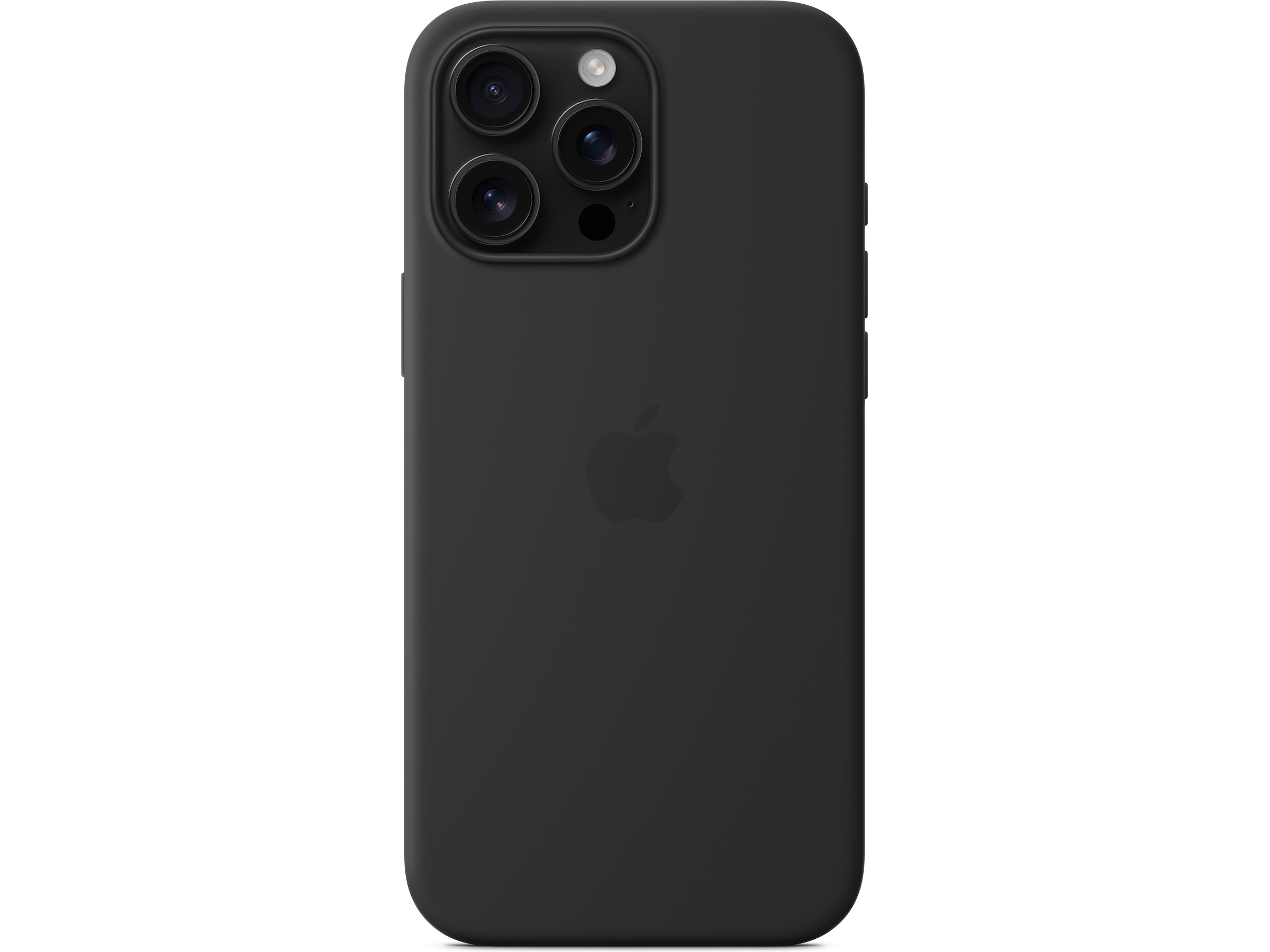 Apple iPhone 16 Pro Max Silikoncover sort) Mobilcover