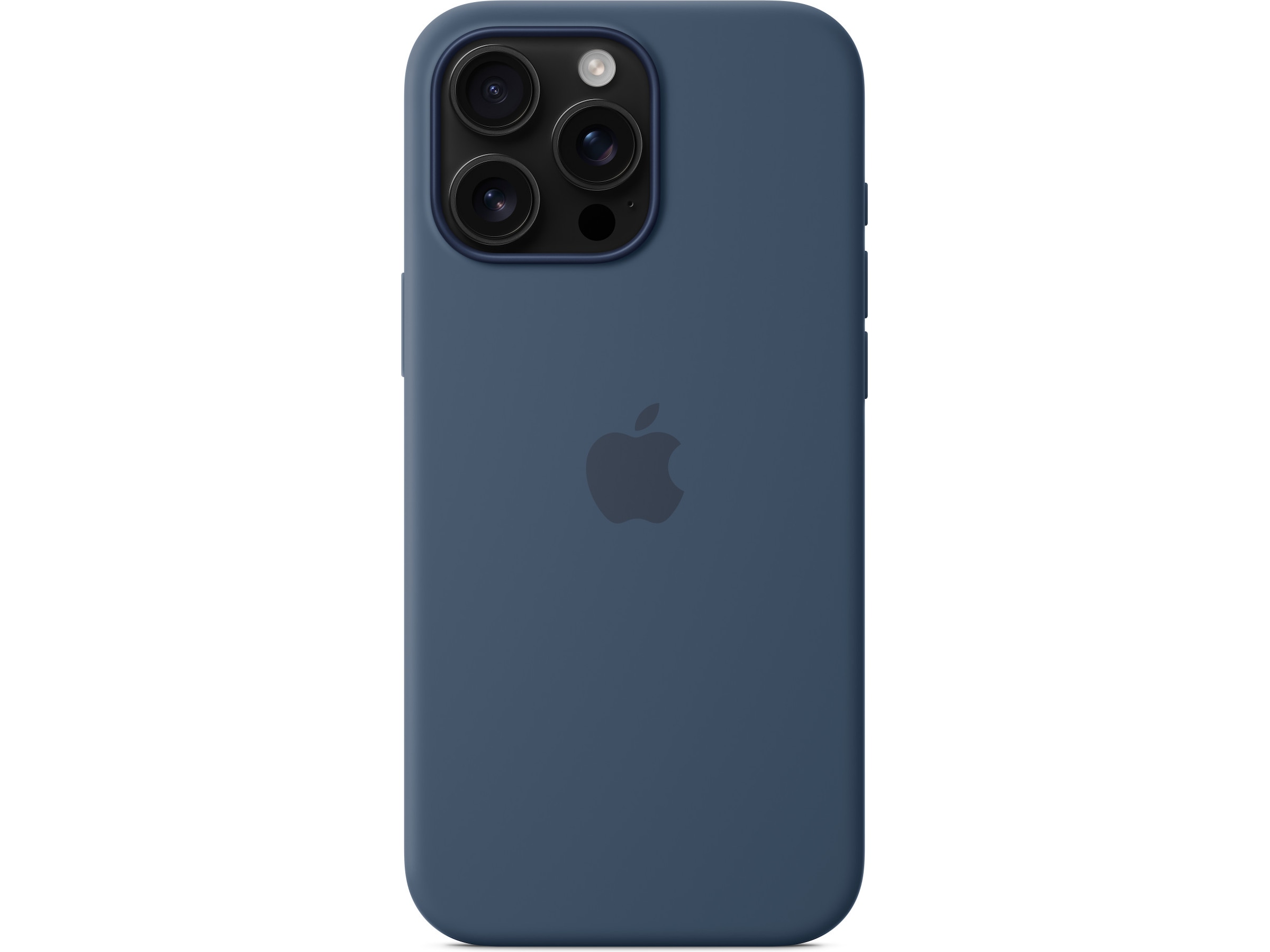 Apple iPhone 16 Pro Max Silikonecover (denim blå) Mobilcover