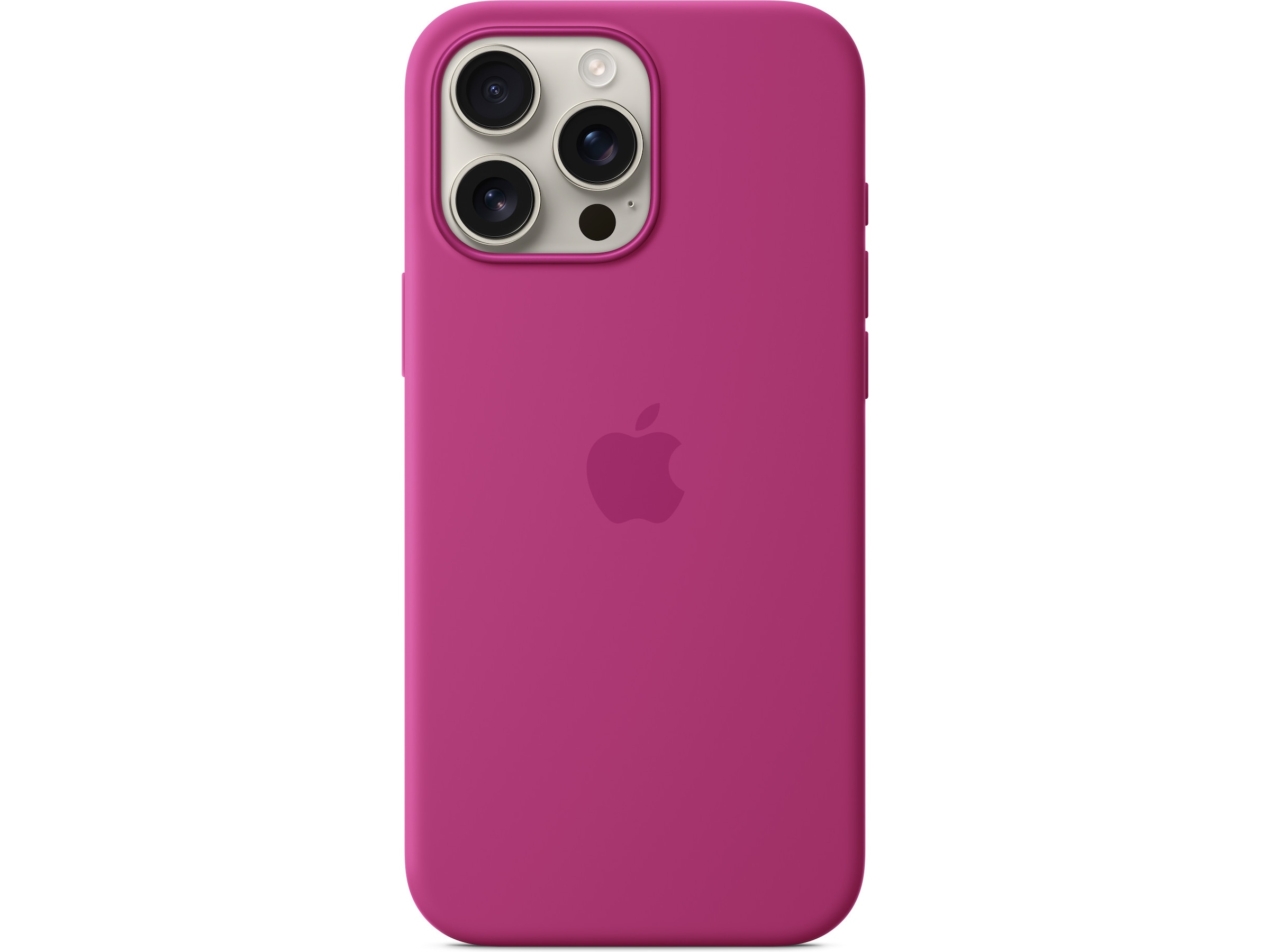 Apple iPhone 16 Pro Max Silikonecover (fuchsia) Mobilcover