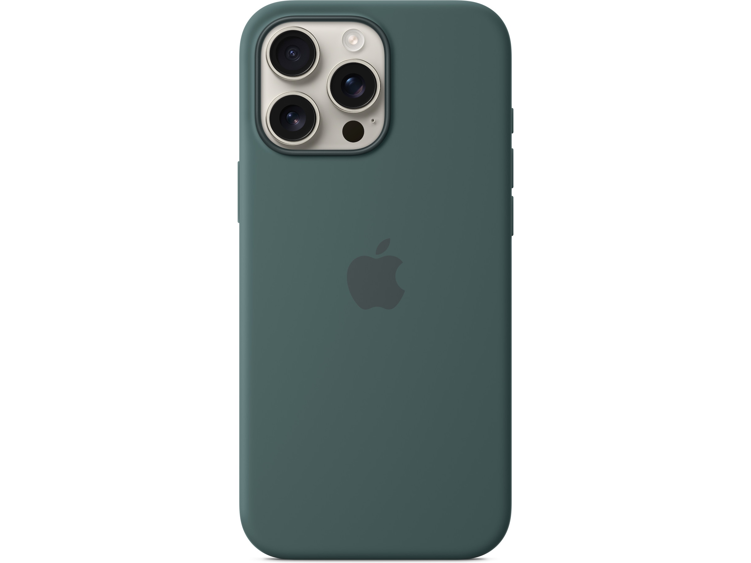 Apple iPhone 16 Pro Max Silikonecover (søgrøn) Mobilcover