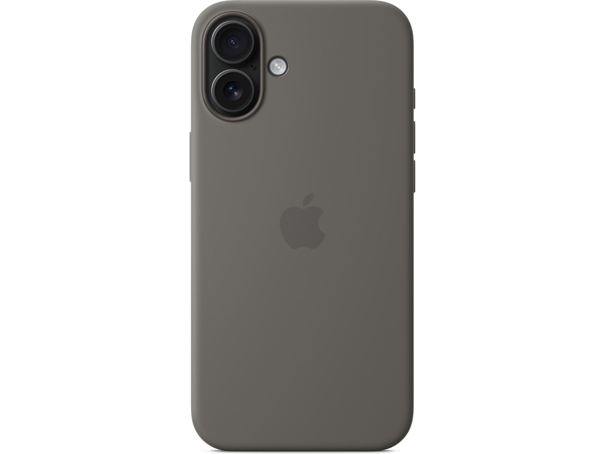 Apple iPhone 16 Plus Silikonecover (granitgrå) Mobilcover