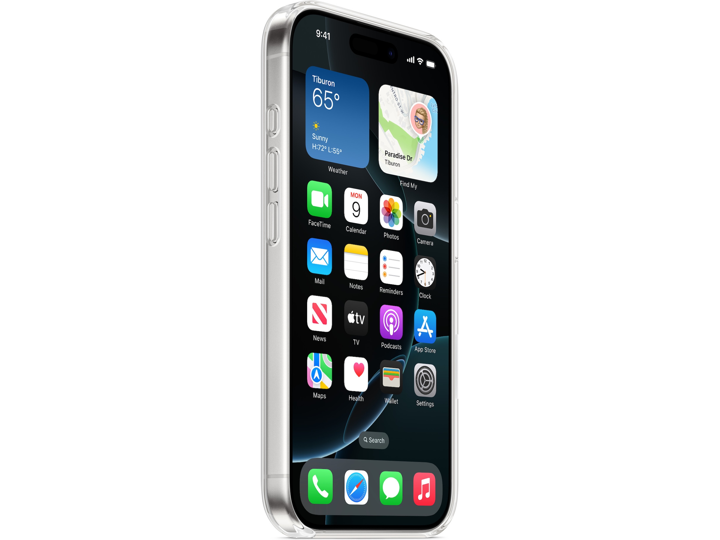 Apple iPhone 16 Pro Gennemsigtigt Cover (gennemsigtig) Mobilcover