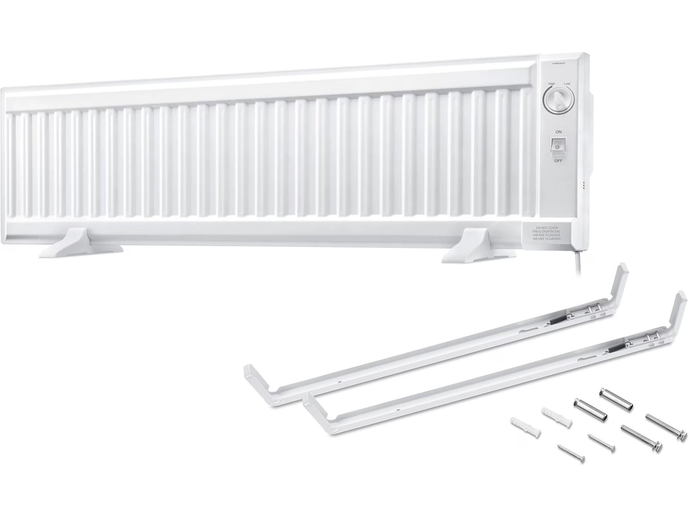 Andersson WLH 2.6 Oliefyret 600W med trinløs termostat Varmepaneler