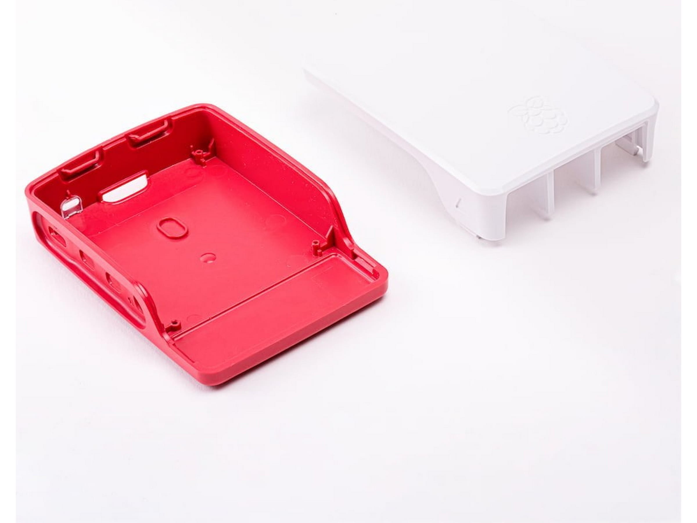 Raspberry Pi 4 B officiel case (rød/hvid) Tilbehør