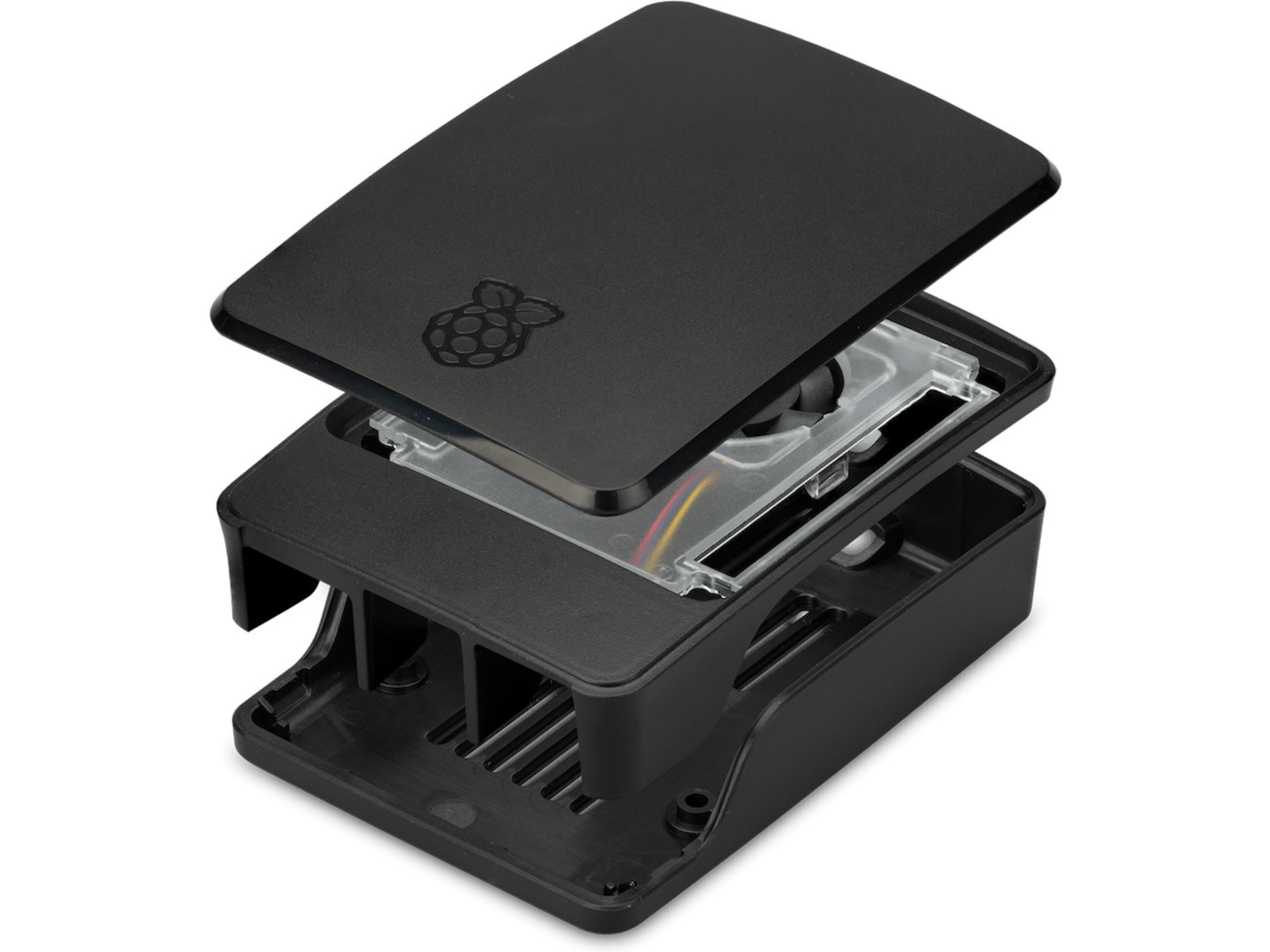 Raspberry Pi 5 officiel case (sort/grå) Tilbehør