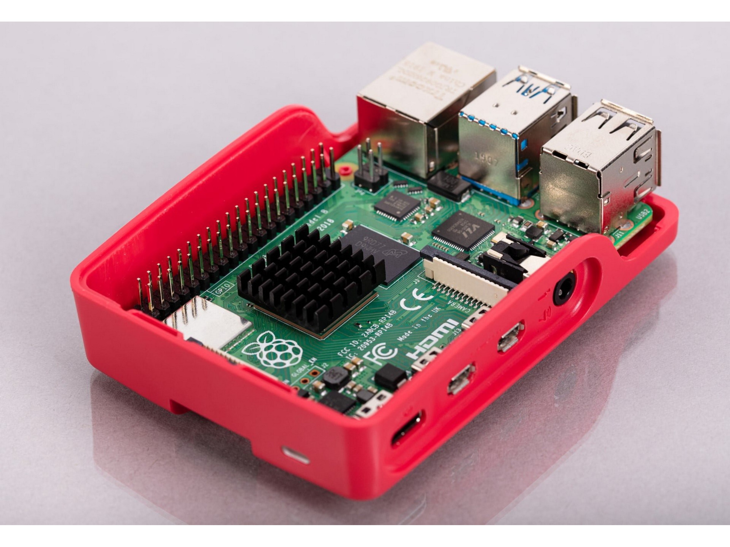 Raspberry Pi ventilator og heatsink til Pi 4 Case Tilbehør