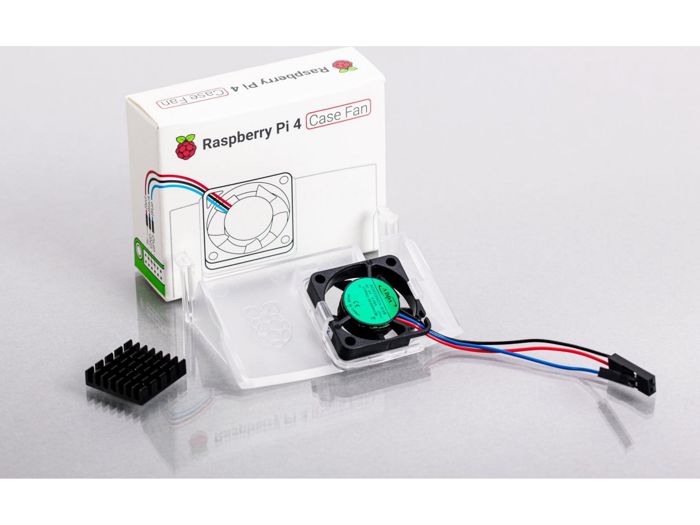 Raspberry Pi ventilator og heatsink til Pi 4 Case Tilbehør