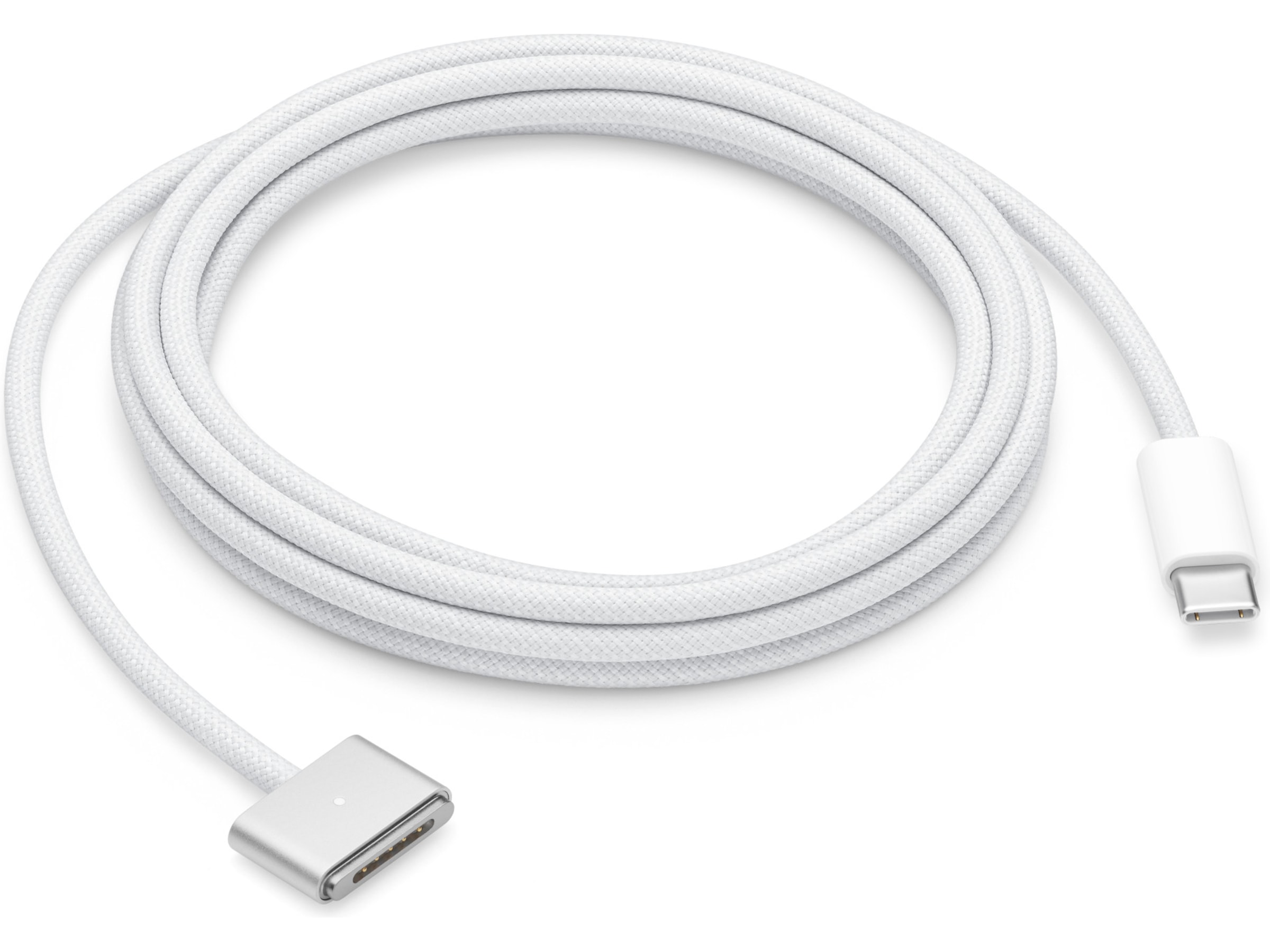 Apple USB-C til MagSafe 3-kabel 2m (sølv) Batteri og lader
