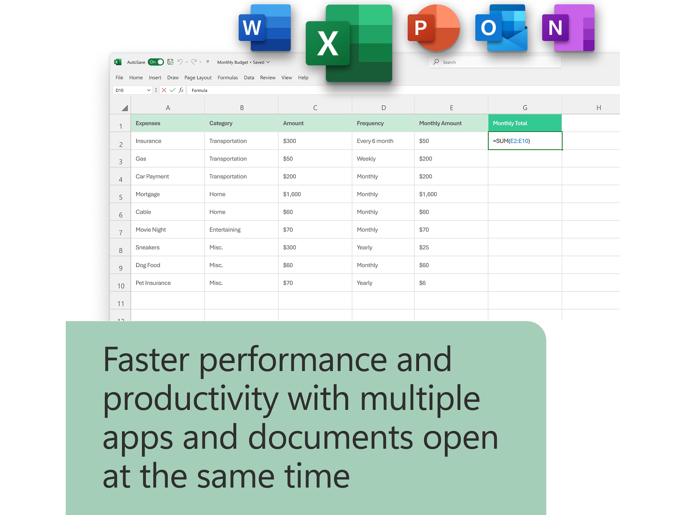 Microsoft Office Home & Business 2024 Kontorprogrammer