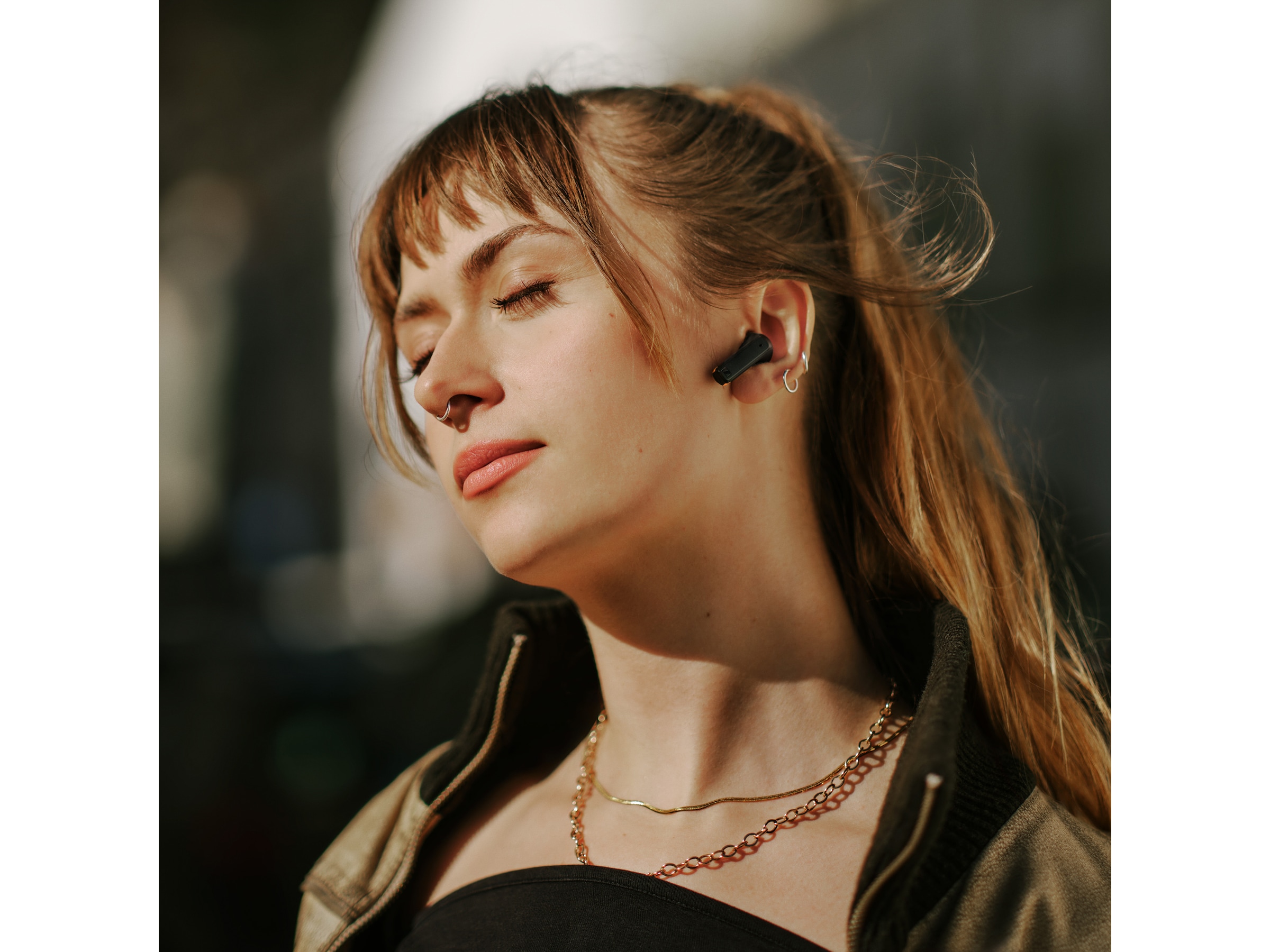 Sennheiser ACCENTUM Open trådløse høretelefoner, Earbuds (sort) In-ear høretelefoner