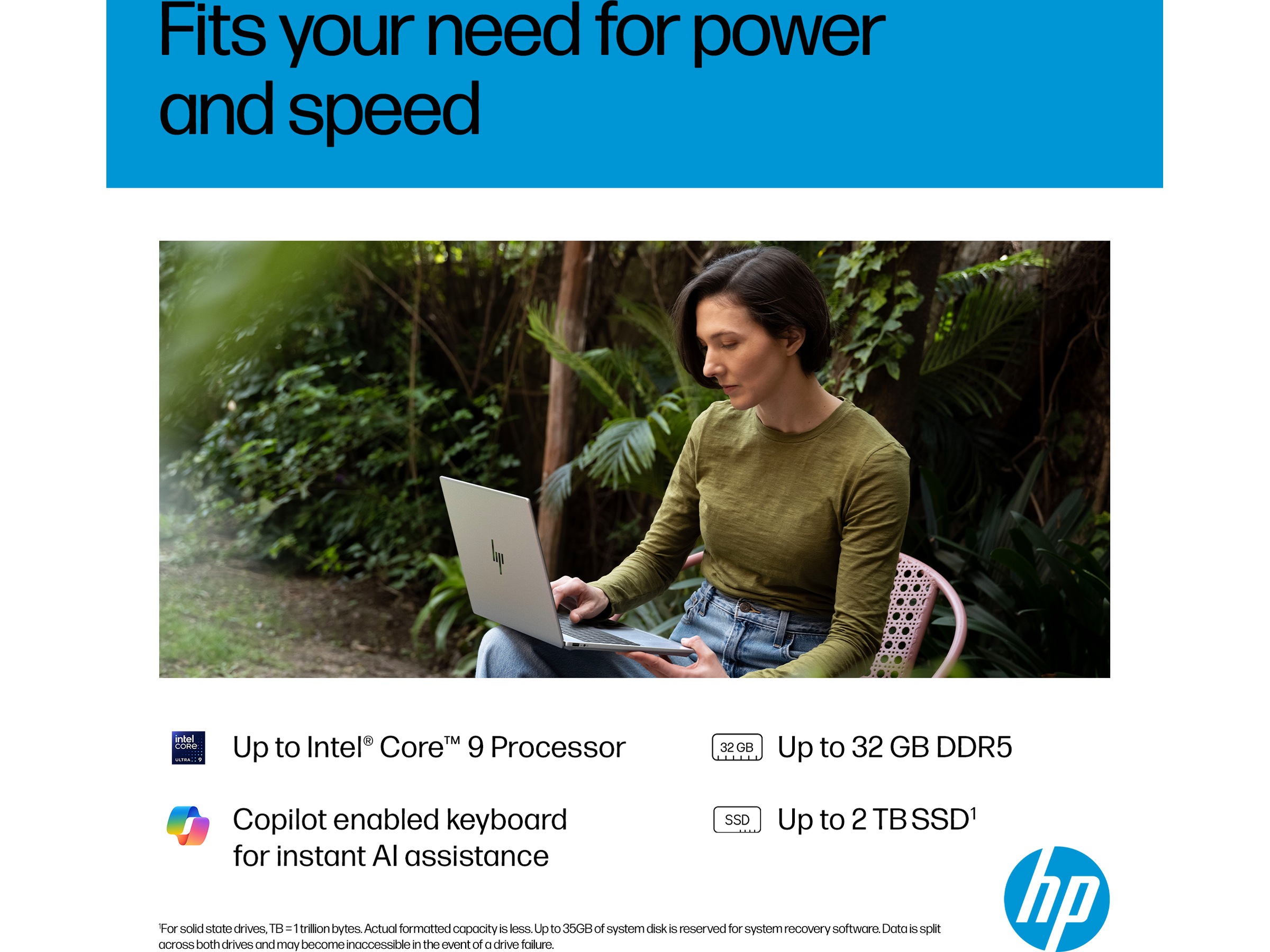 HP OmniBook 7 AI PC 16-ay0082no 16" 2K OLED PC - Bærbar / laptop