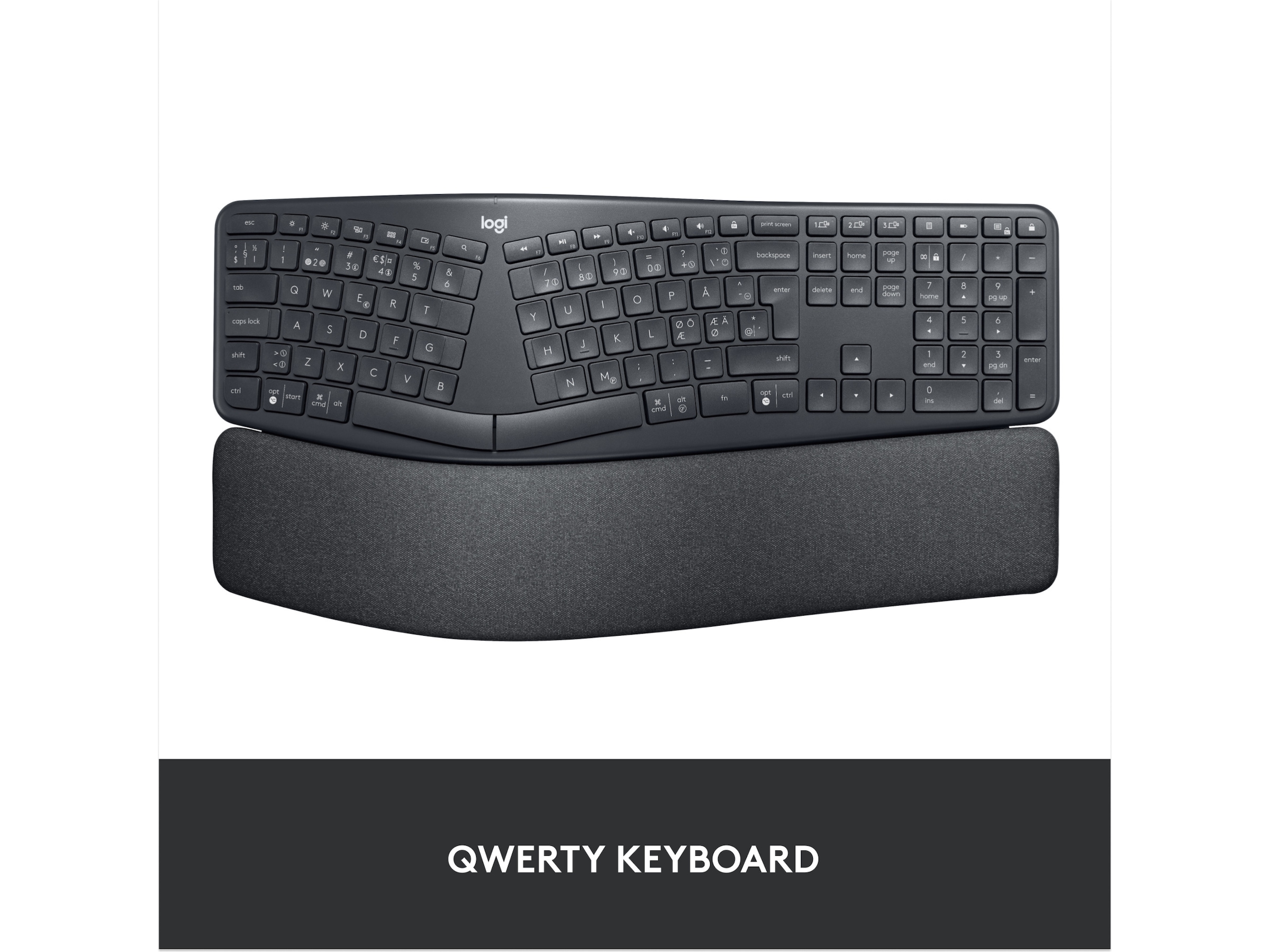 Logitech ERGO K860 Trådlös Tastatur Keyboards