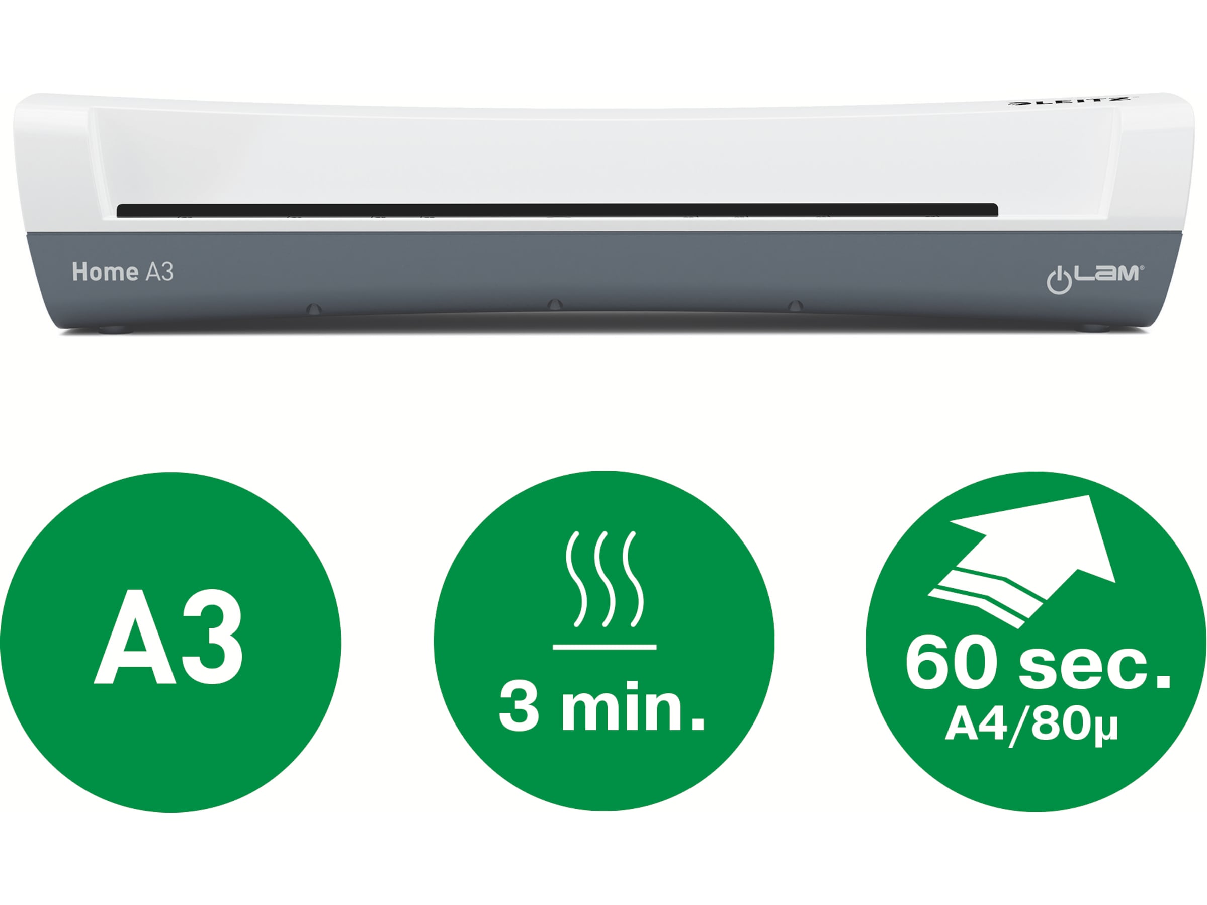 Leitz lamineringsmaskine iLAM Home A3 Lamineringsmaskiner