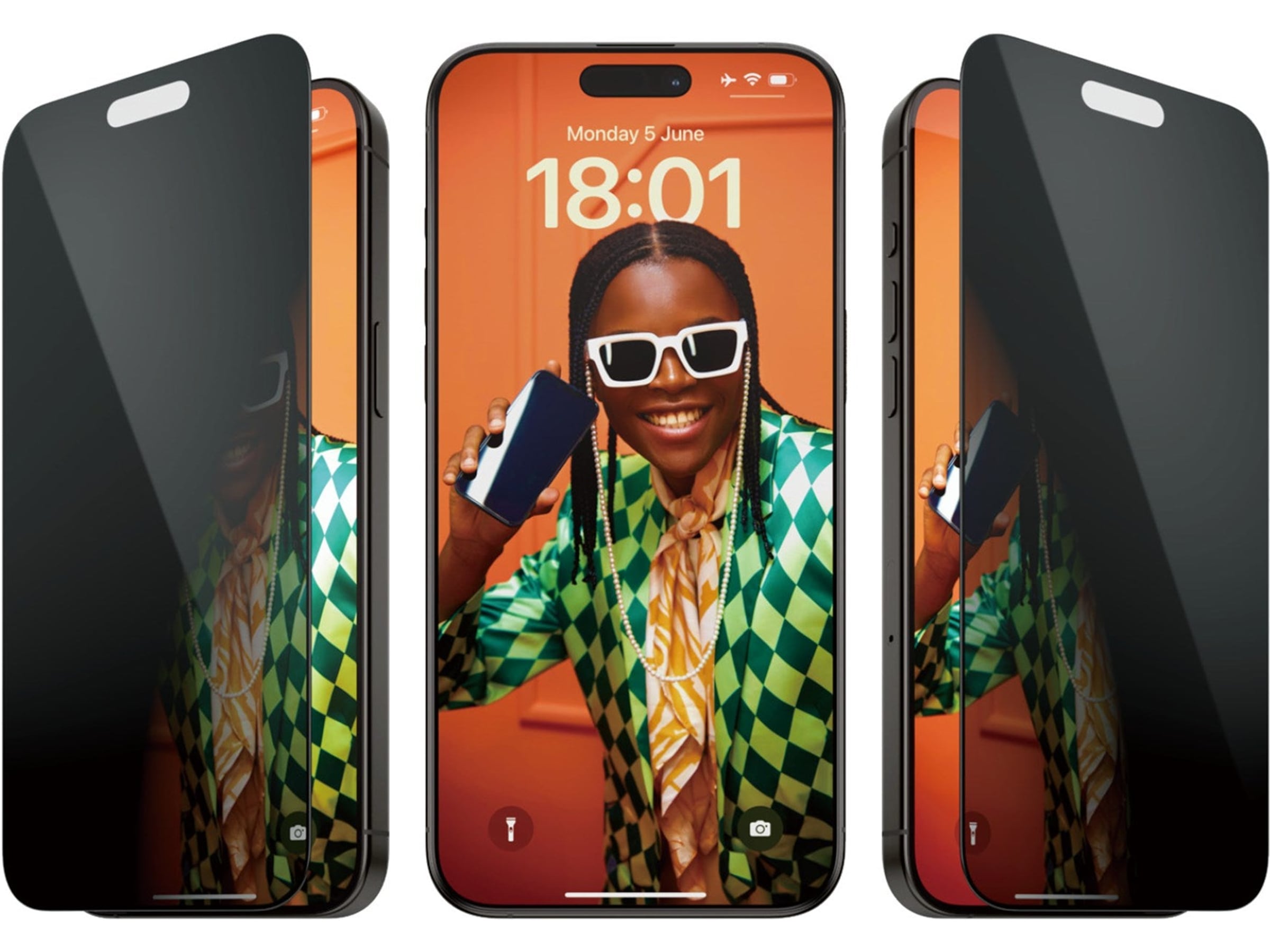 Panzerglass iPhone 15 Pro Max Privacy Skærmbeskytter Skærmbeskyttelse mobiltelefon