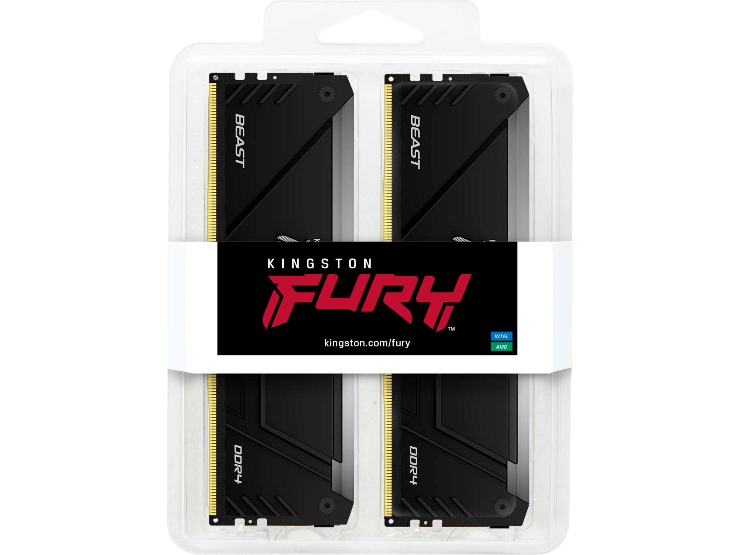 Kingston FURY Beast RGB DDR4 3600MHz 16GB Hukommelse (RAM)