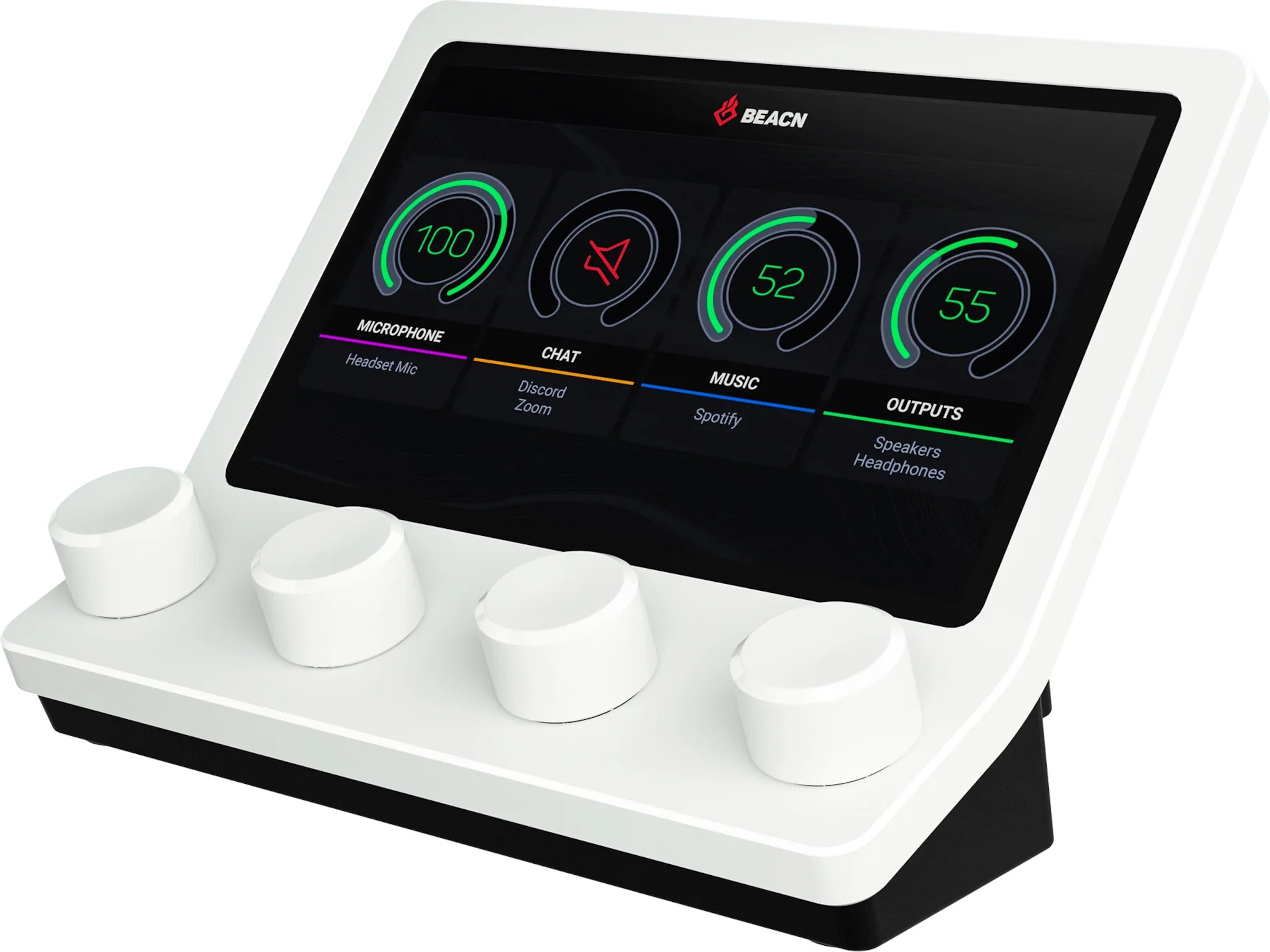 BEACN Mix Lydmixer (hvidt) Capture og streamning