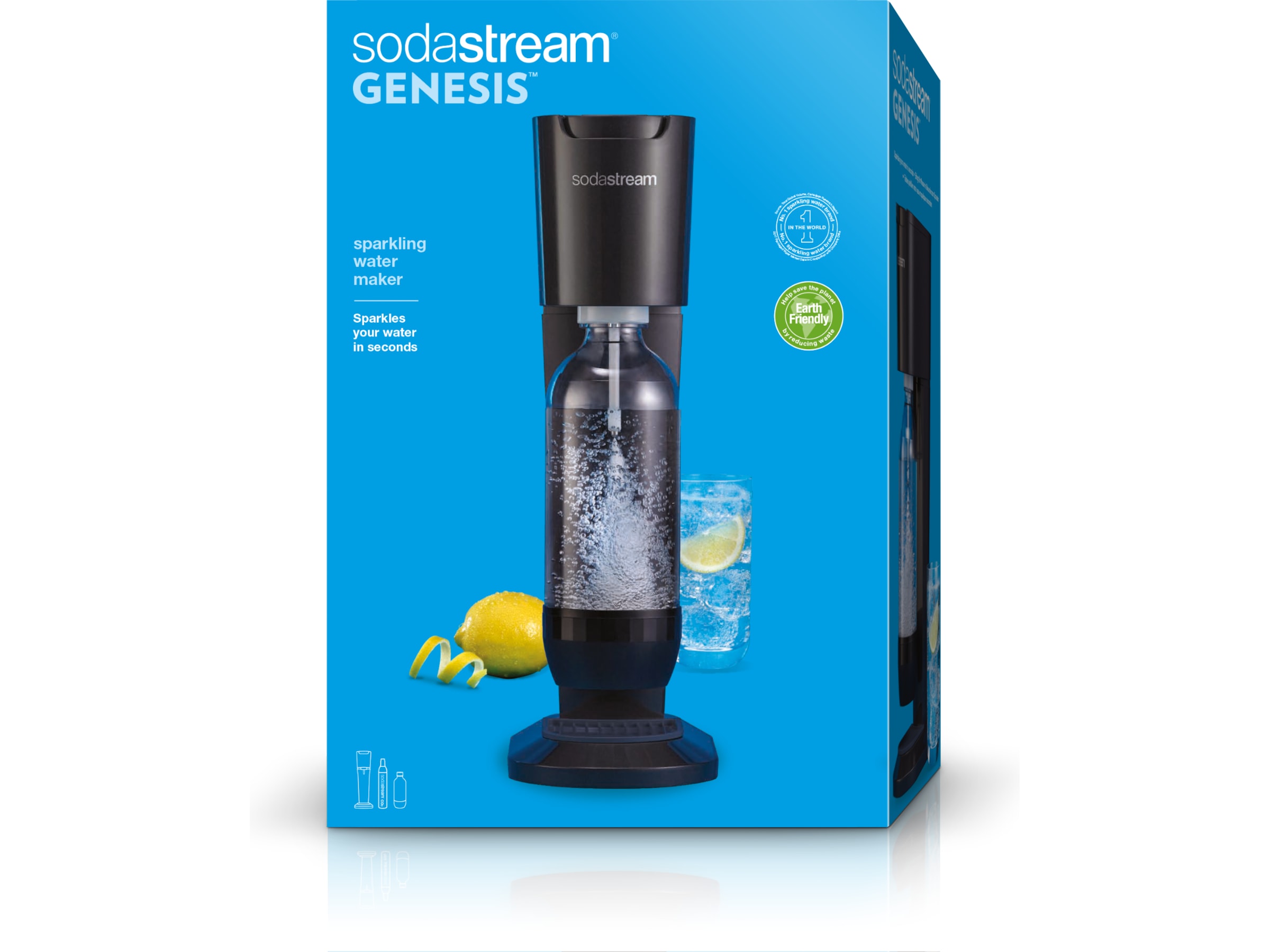 Sodastream Genesis Black Sodavandsmaskiner Komplett.dk