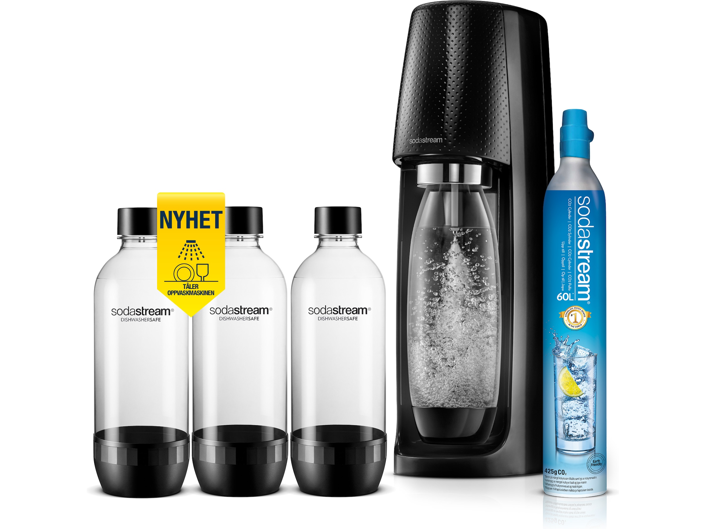 Sodastream Spirit + Bottle Sodavandsmaskiner Komplett.dk
