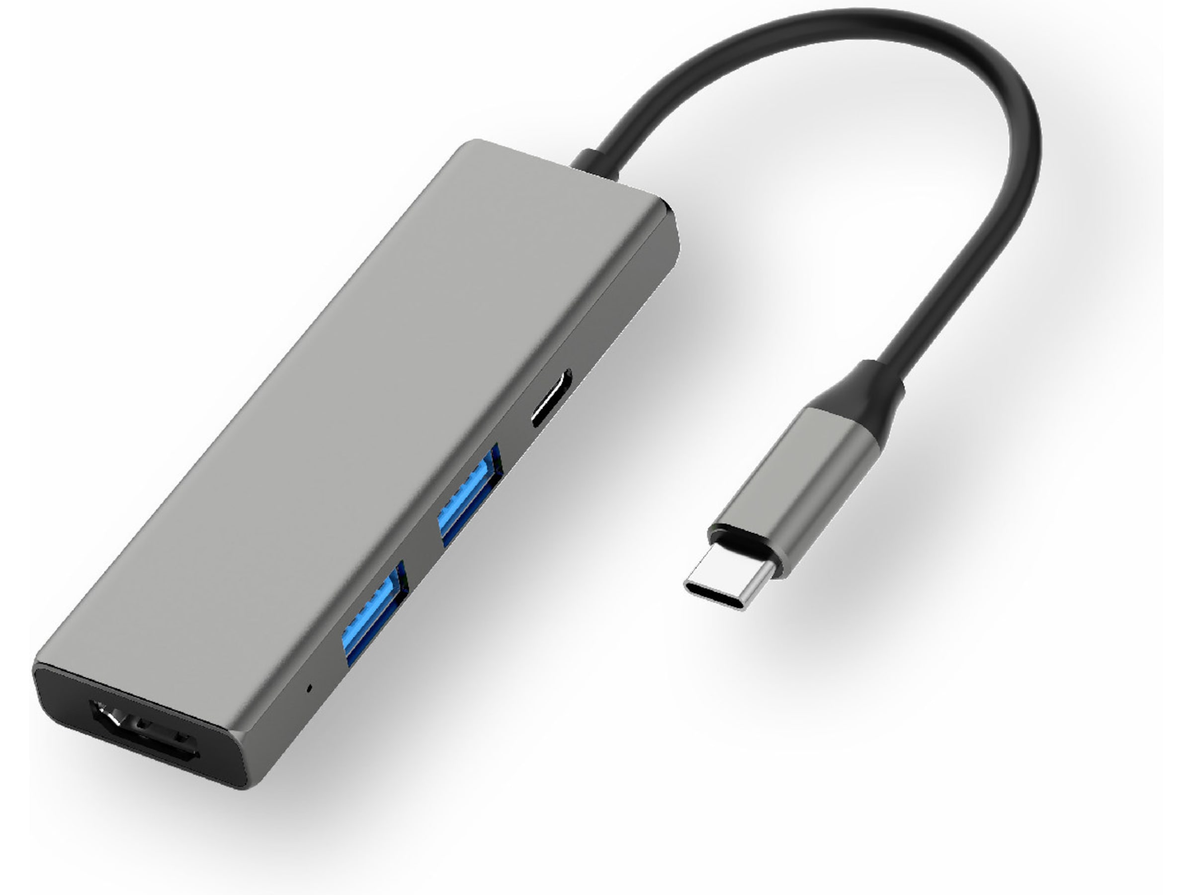 Andersson USB-C Hub (grå) Dockingstation og USB-hub