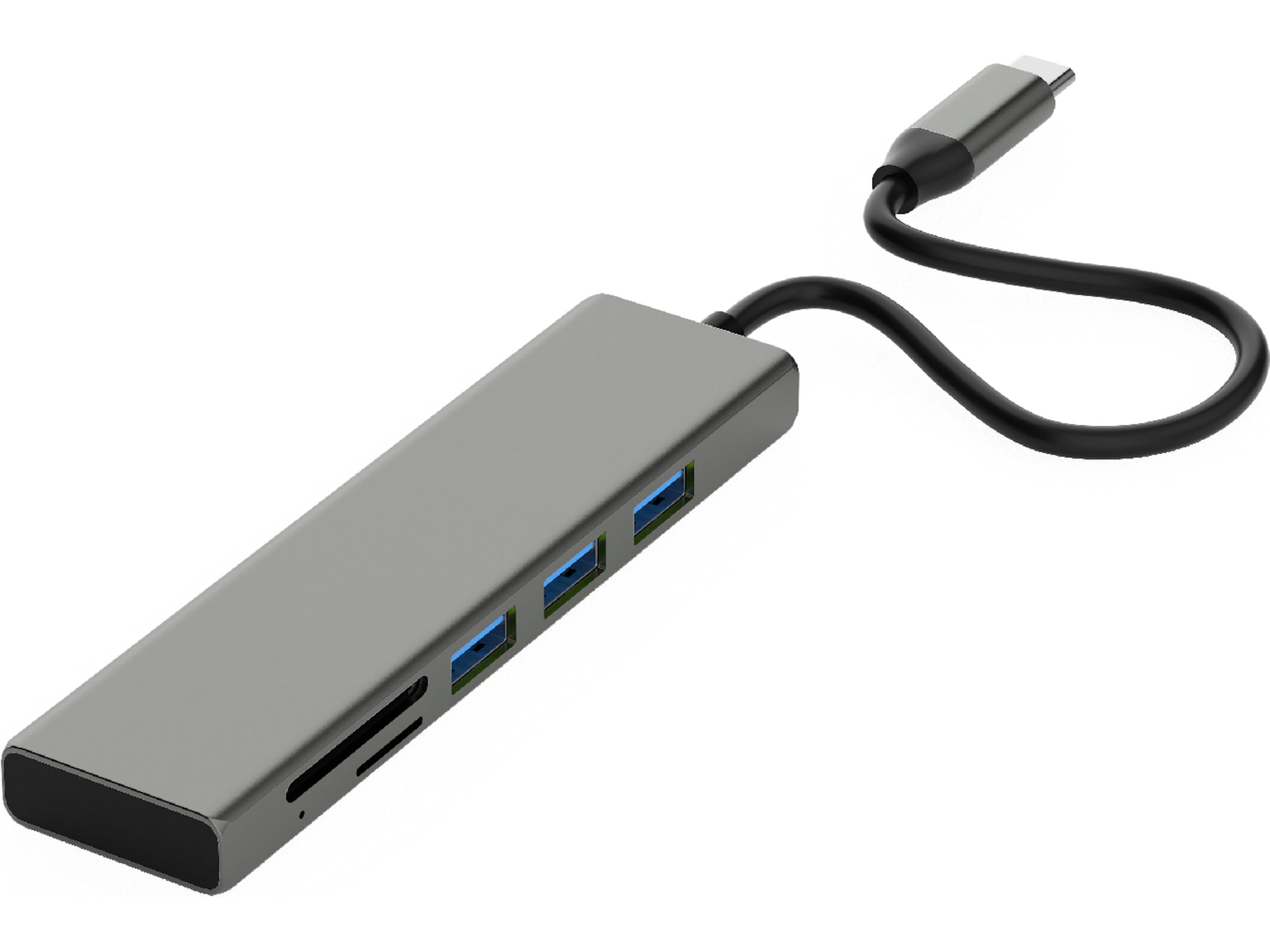 Andersson USB-C Hub (grå) Dockingstation og USB-hub