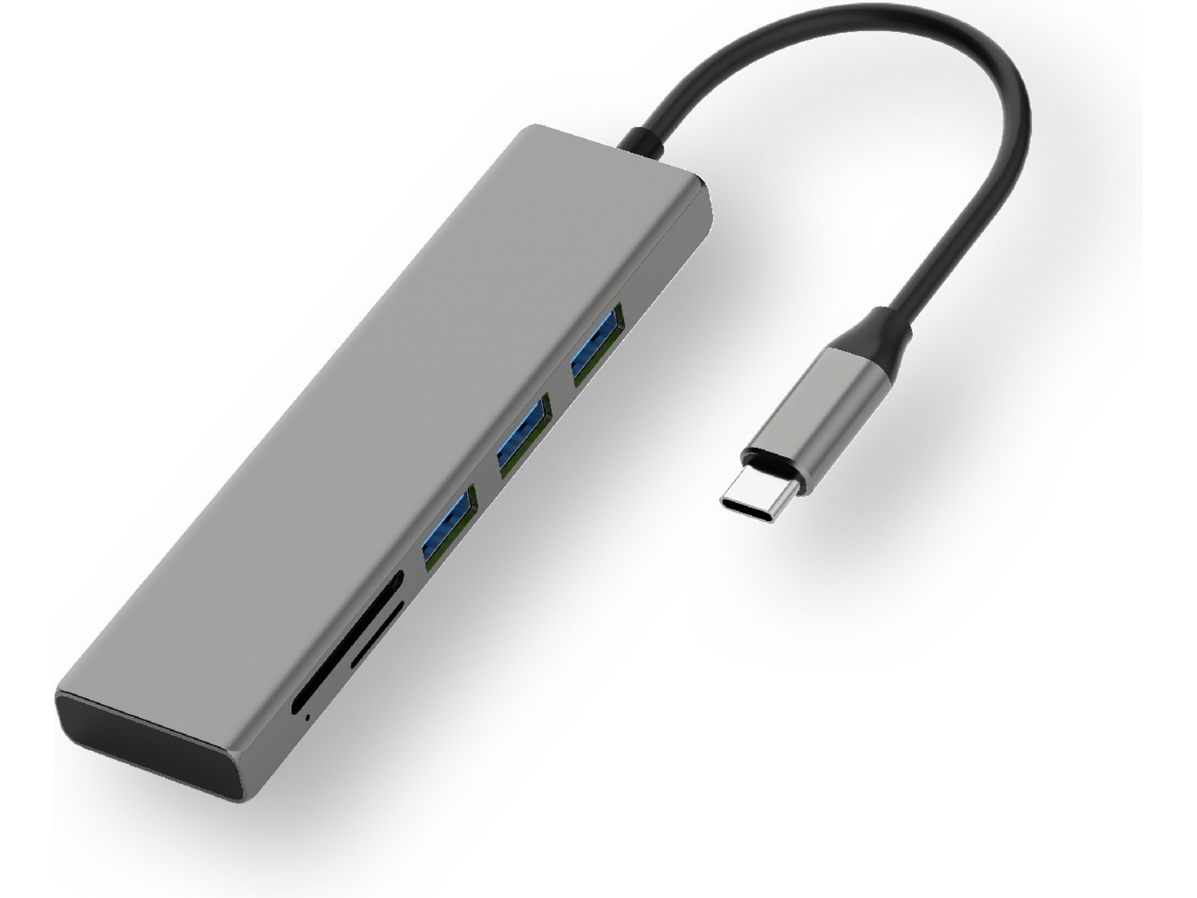 Andersson USB-C Hub (grå) Dockingstation og USB-hub