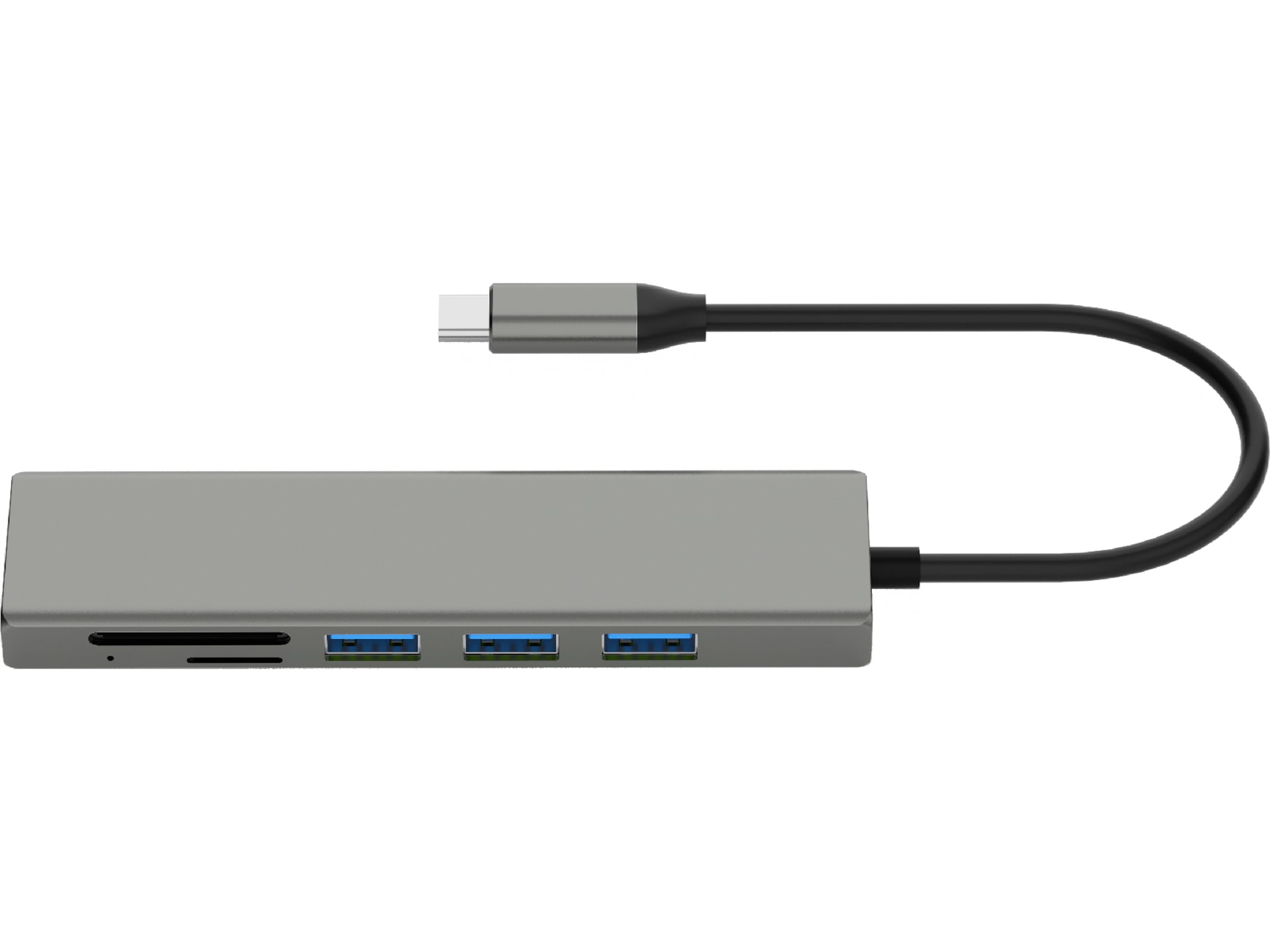 Andersson USB-C Hub (grå) Dockingstation og USB-hub