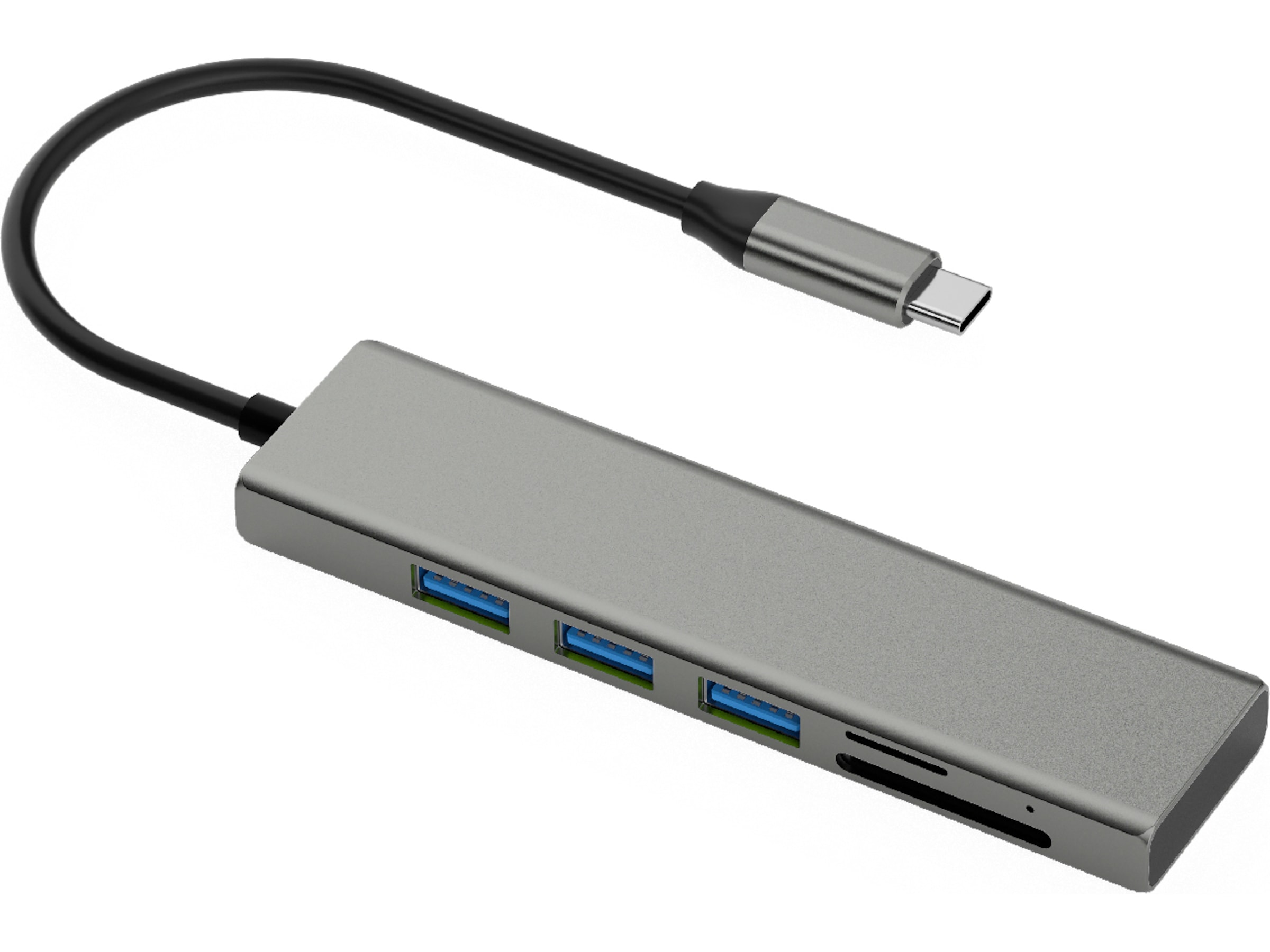 Andersson USB-C Hub (grå) Dockingstation og USB-hub