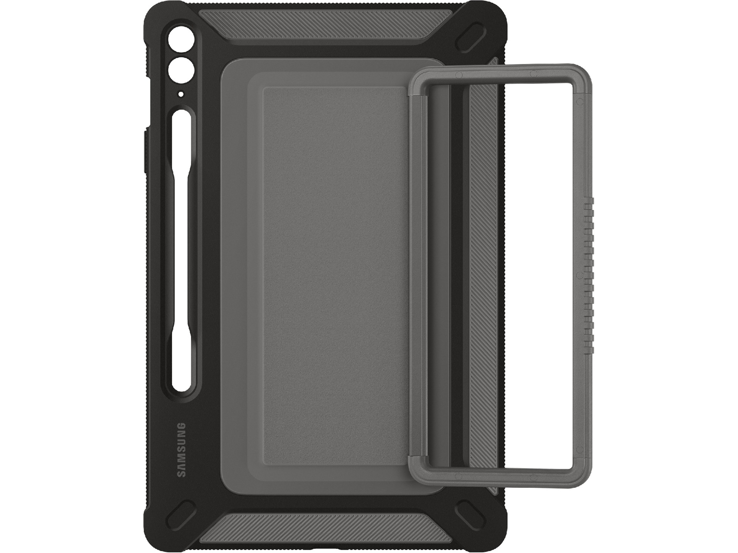 Samsung Galaxy Tab S9 FE+ Outdoor Cover (sort/grå) Cover til tablet