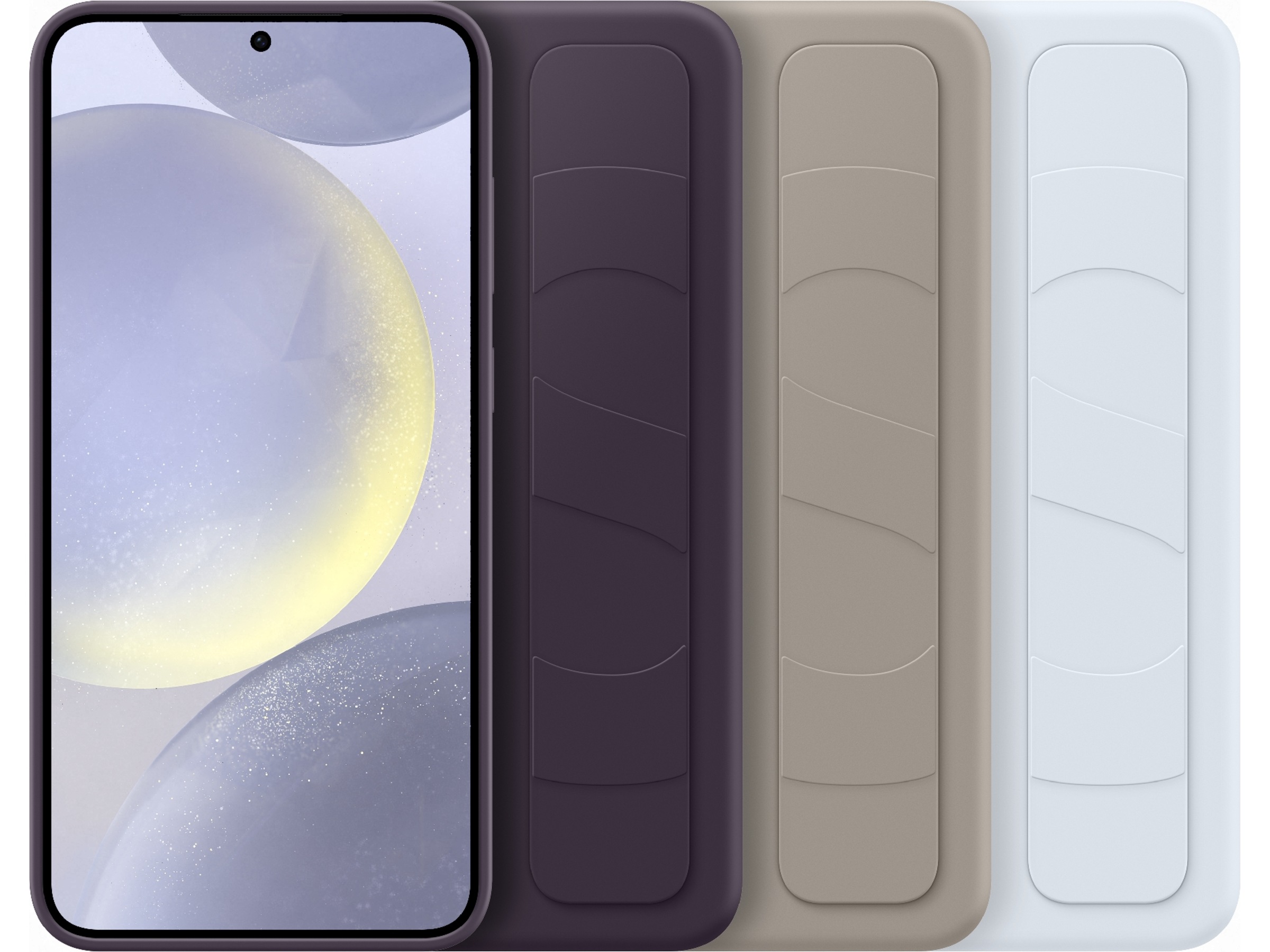 Samsung Galaxy S24+ Standing Grip Cover (light blue) Mobilcover