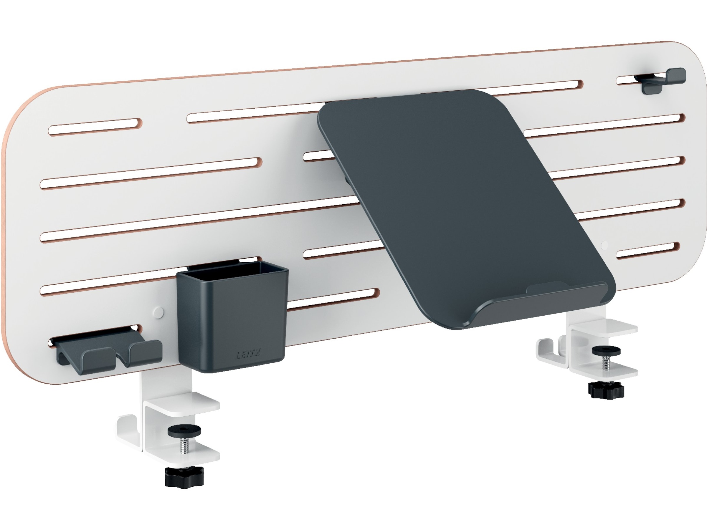 Leitz Ergo Pegboard Organiseringstavle med laptop holder, 80x25 cm Opbevaring & organisering