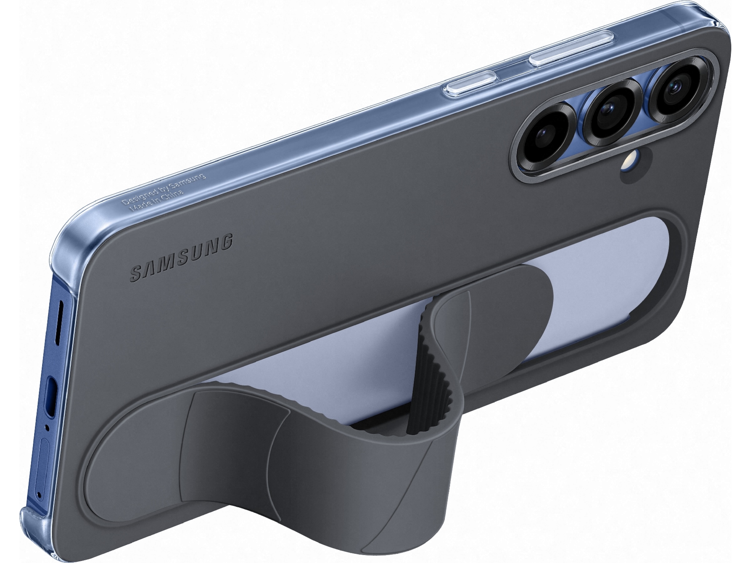 Samsung Galaxy S25+ Standing Grip (sort) Mobilcover