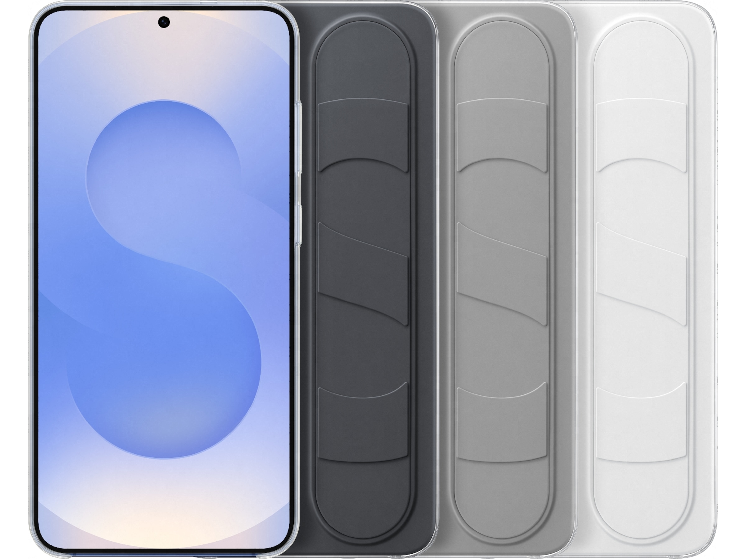 Samsung Galaxy S25+ Standing Grip (sort) Mobilcover