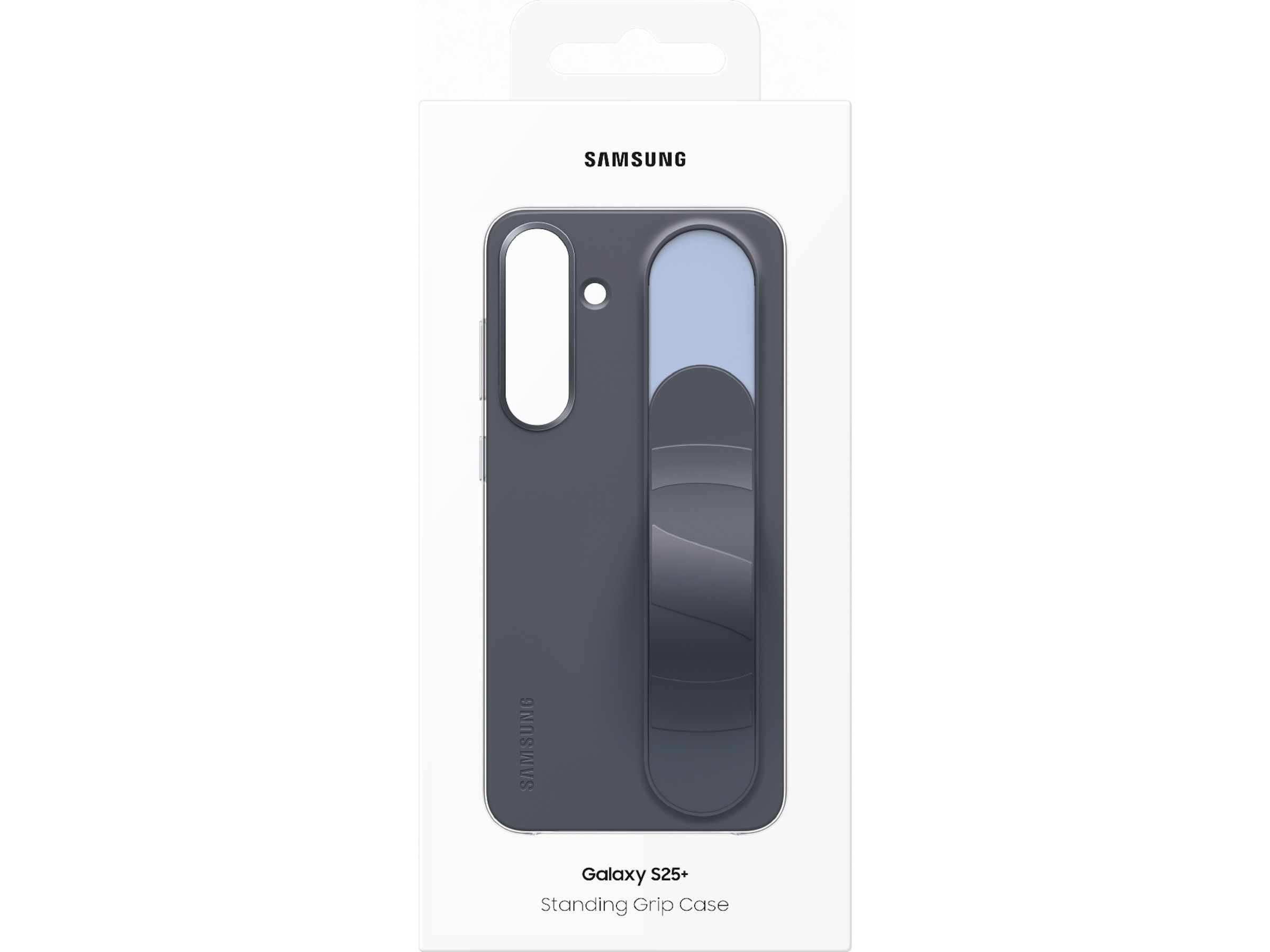 Samsung Galaxy S25+ Standing Grip (sort) Mobilcover