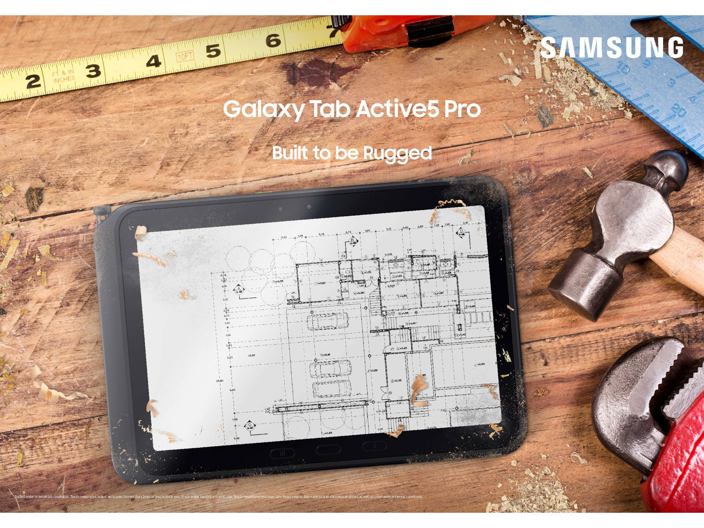 Galaxy Tab Active5 Pro 5G 256GB - Enterprise (sort) Tablets