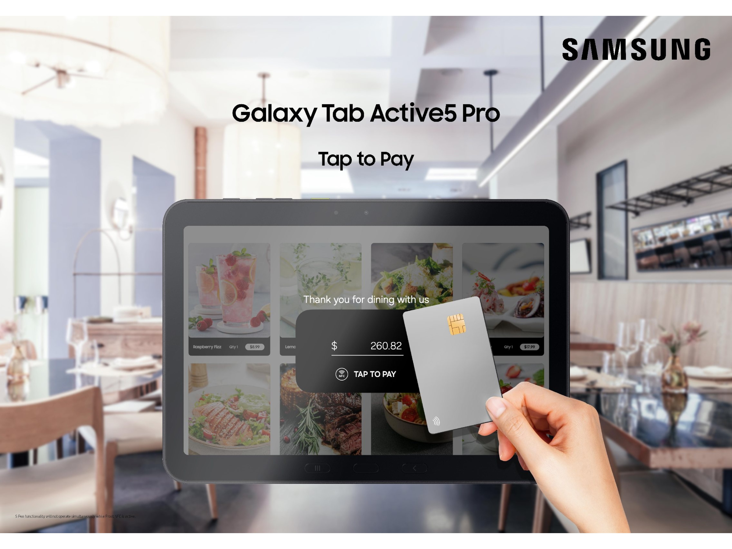 Galaxy Tab Active5 Pro 5G 256GB - Enterprise (sort) Tablets