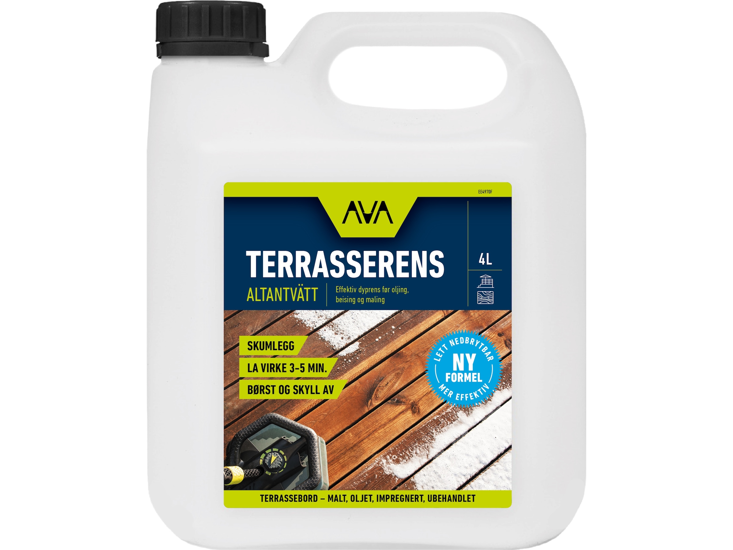 AVA Terrasserens 4L Højtryksrenser – tilbehør