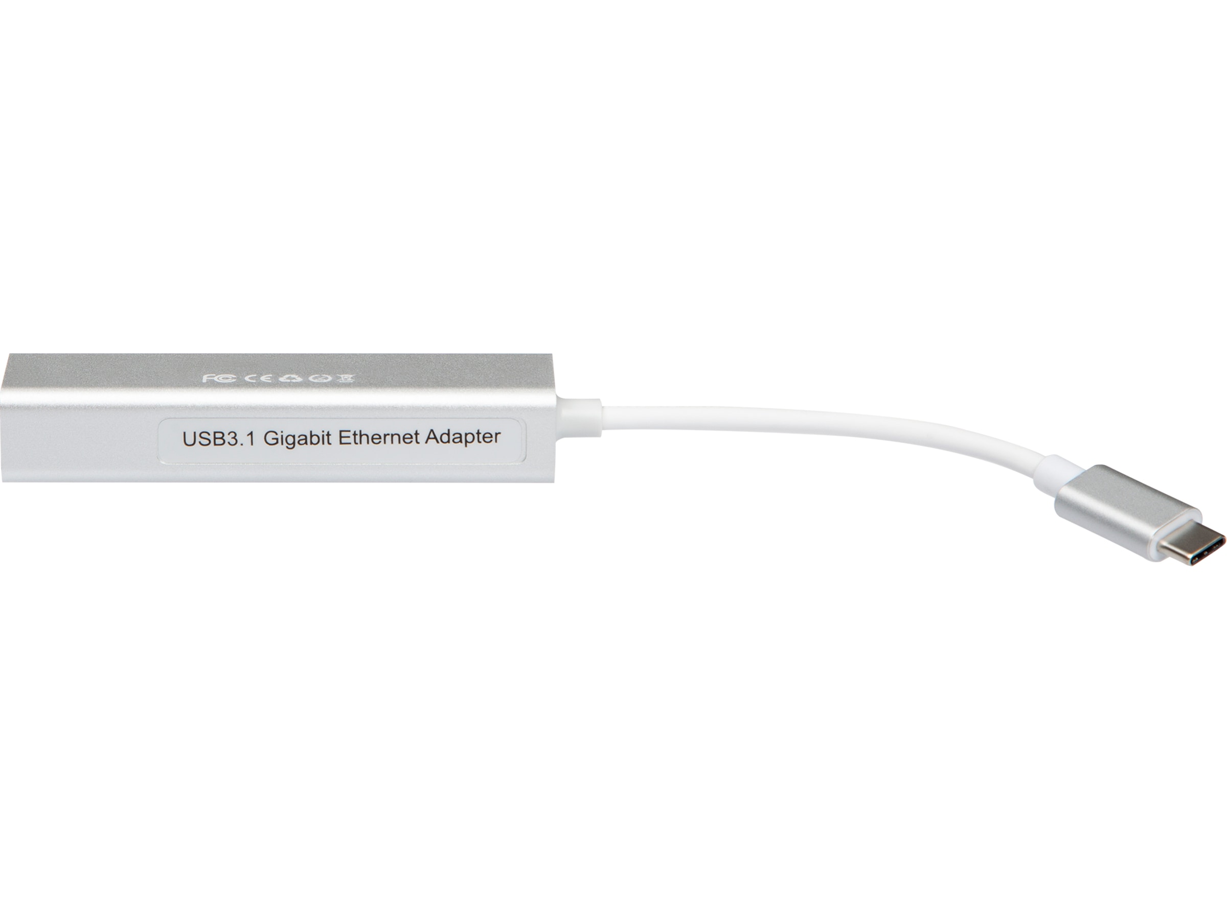 USB-C til 3xUSB-A Adapter 0,3m (hvid) USB-kabler