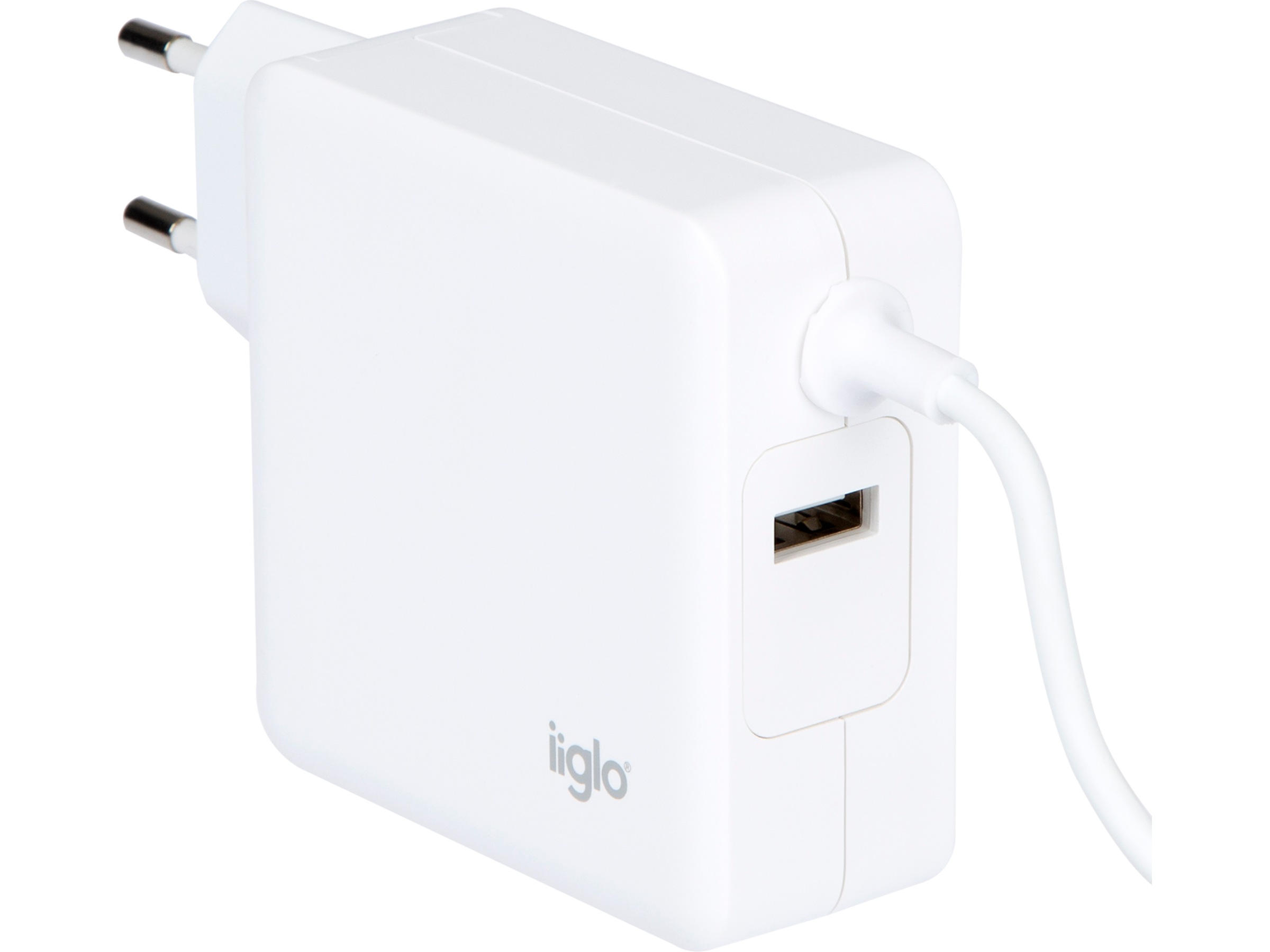 iiglo universal oplader til PC, telefon og tablet, USB-C 65W Batteri og lader